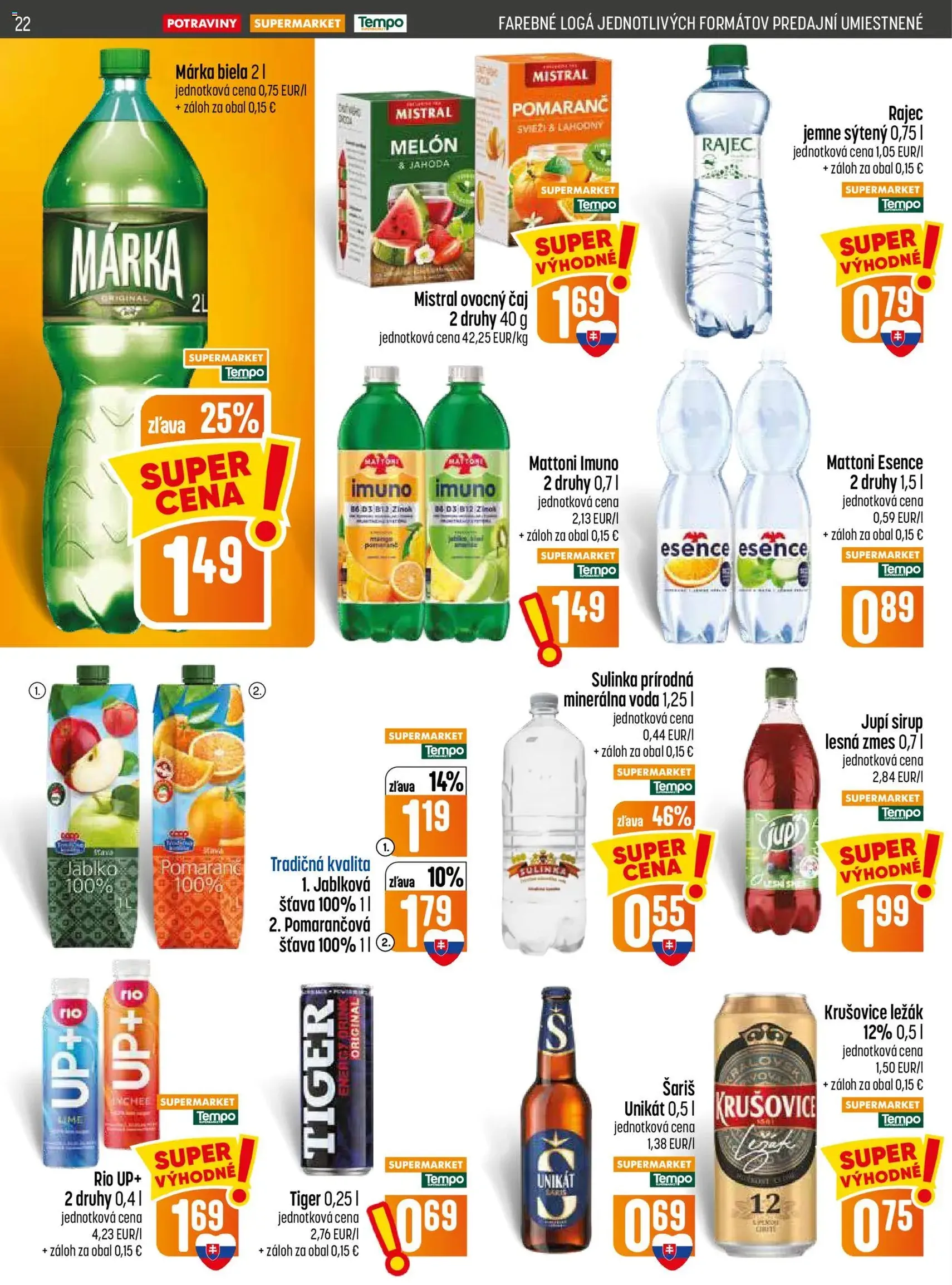 COOP Jednota leták - platný leták od 13.08.2026 strana 22 z 28