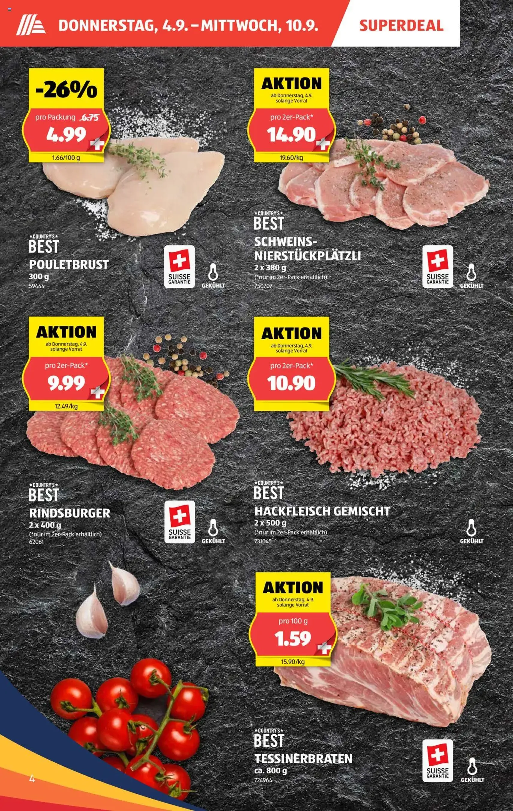 Aldi Aktionen - Gültiger Prospekt ab 04.09.2025, Seite 4 von insgesamt 35 Aldi Aktionen - Gültiger Prospekt ab 04.09.2025, Seite 4 von insgesamt 35