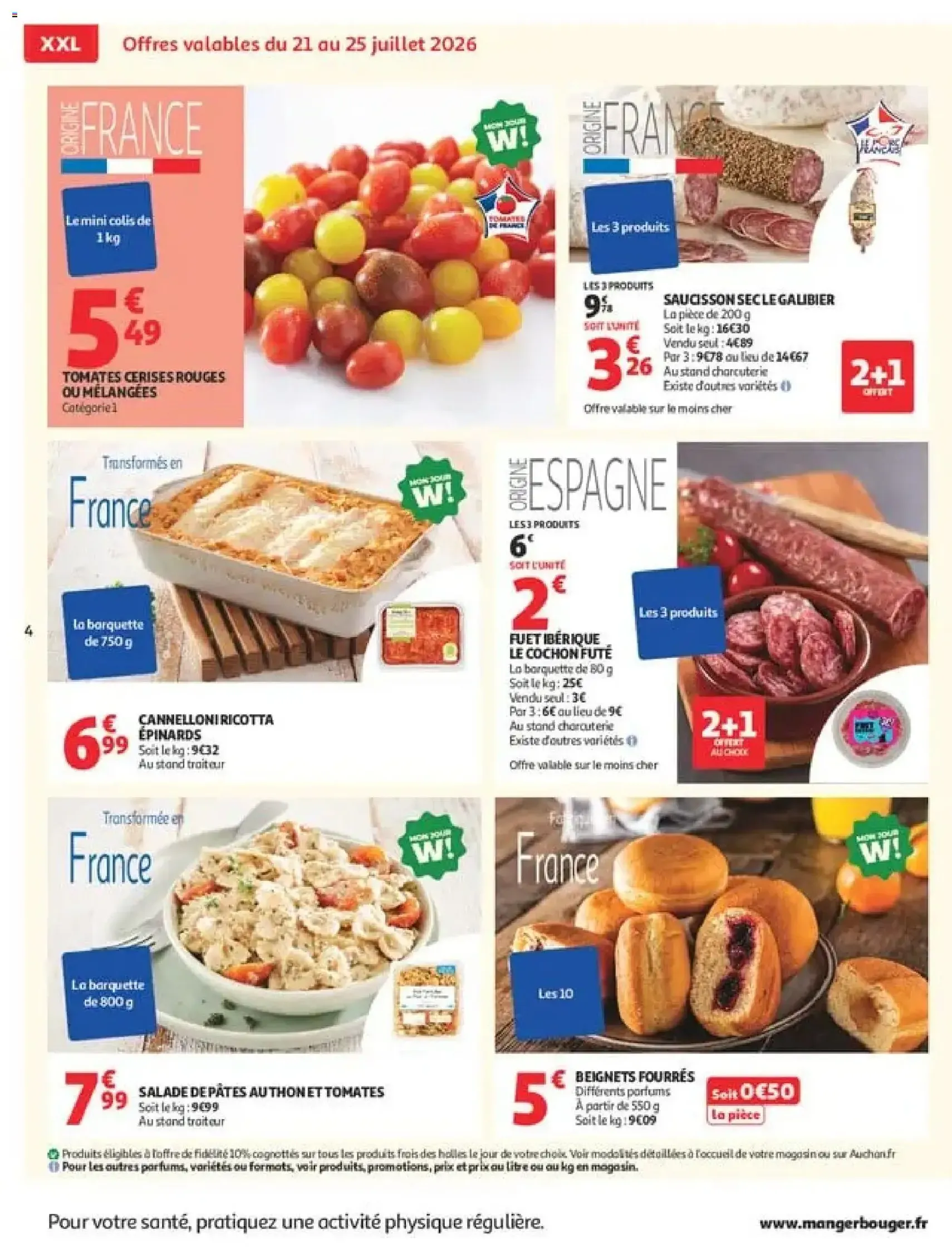 Auchan Promos XXL, rentrée - brochure valable à partir du 21/07/2026, page 4 sur 49