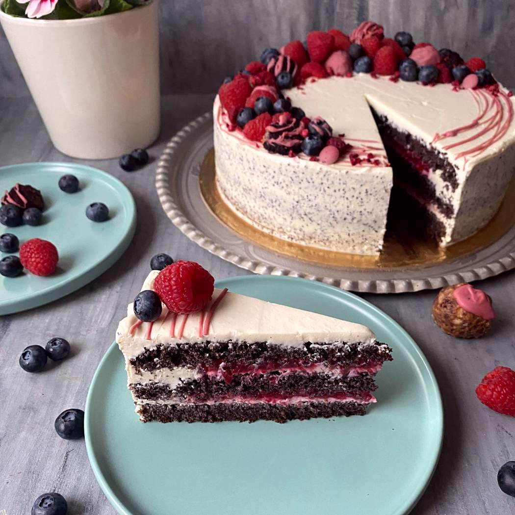 Torta senza glutine al papavero