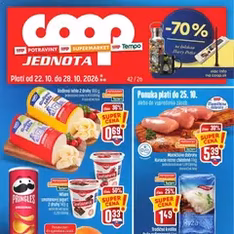 COOP Jednota leták - náhľad letáku platný od 22.10.2026