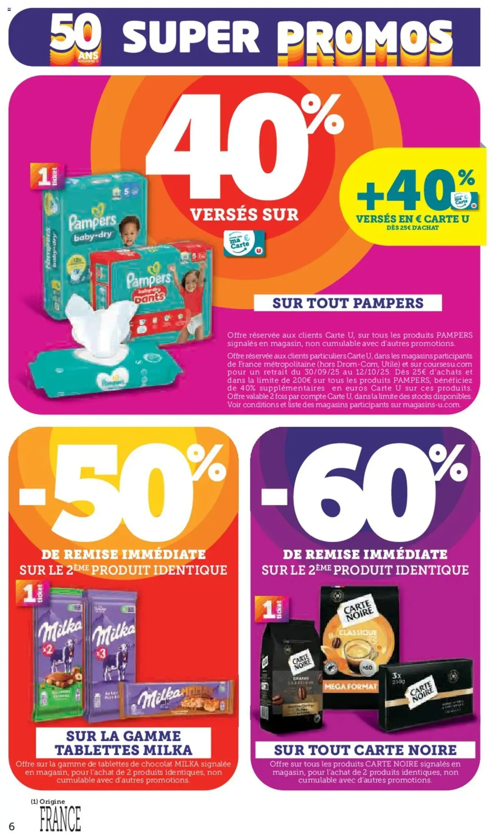 Hyper U catalogue - brochure valable à partir du 30/09/2025, page 6 sur 48
