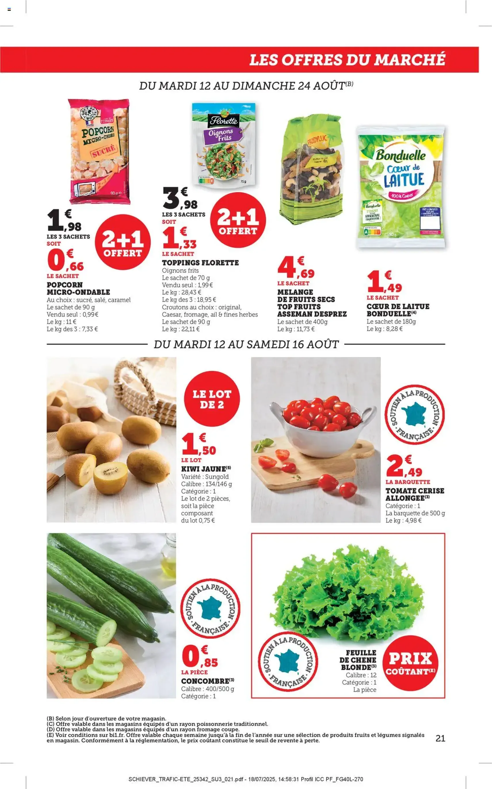 Bi1 catalogue - brochure valable à partir du 11/08/2025, page 21 sur 24