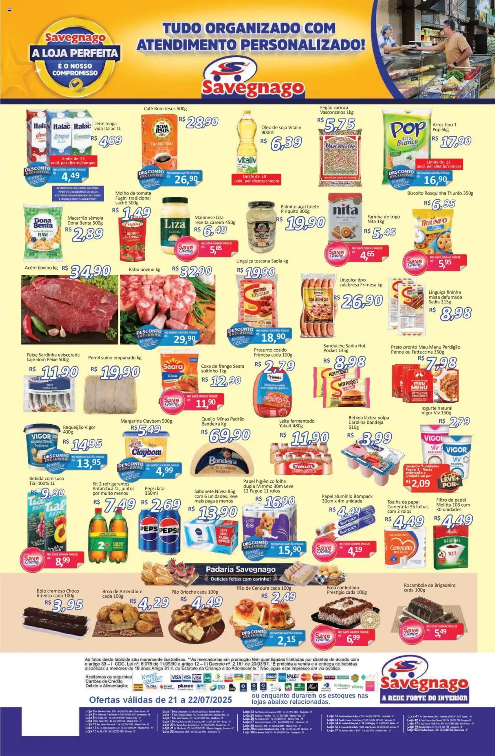 Savegnago - Ofertas da semana - folheto válido a partir de 21/07/2025 página 2 de 2