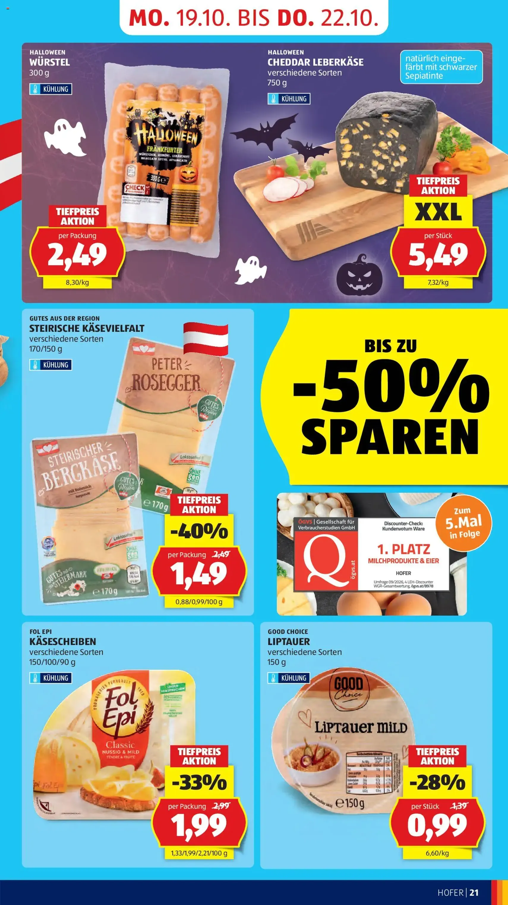 Hofer Flugblatt - Gültiger Prospekt ab 16.10.2026, Seite 29 von insgesamt 54