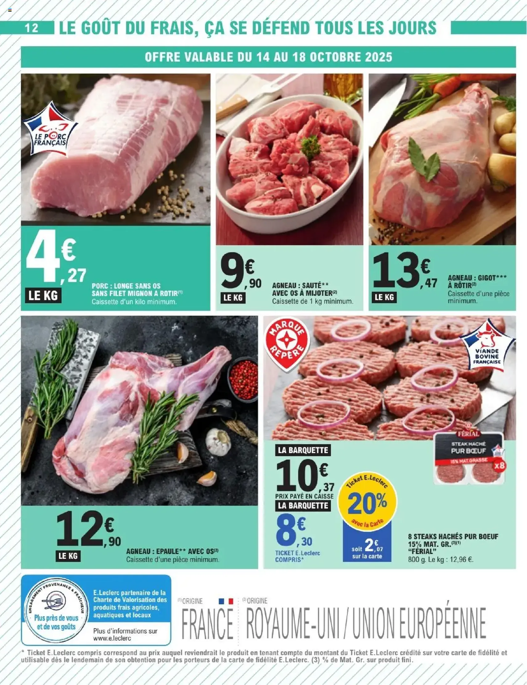 E.Leclerc catalogue semaine 42 - brochure valable à partir du 14/10/2025, page 12 sur 36