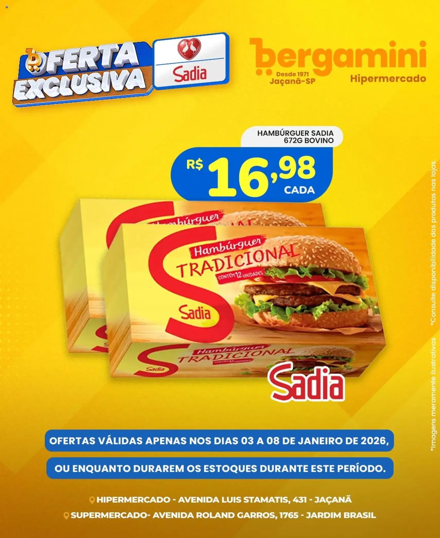 Supermercado Bergamini - Ofertas Sadia e Perdigão - folheto válido a partir de 03/01/2026 página 2 de 6