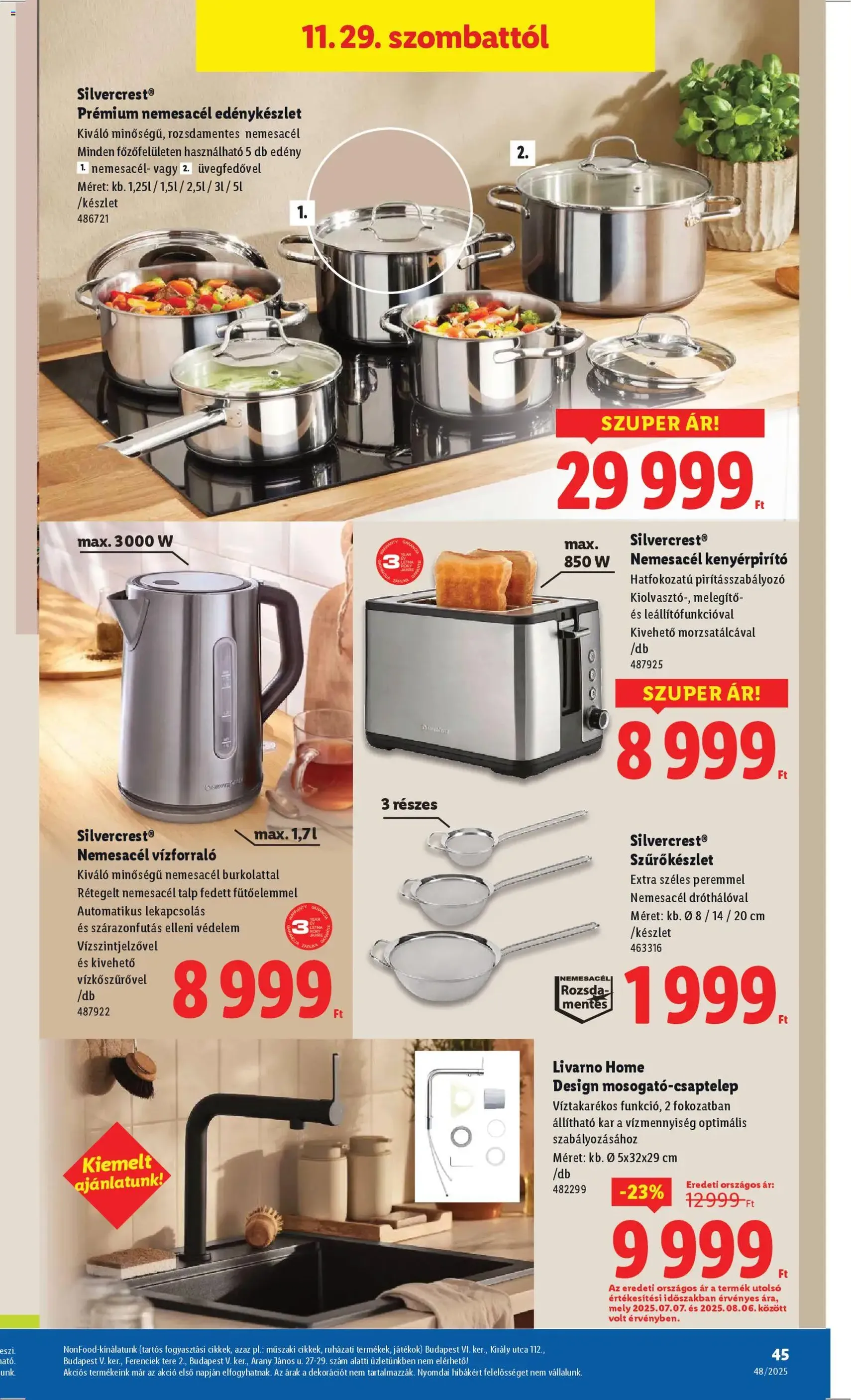 Lidl Akciós újság - 2025.11.27. érvényes szórólap 45 oldal 68 oldalból