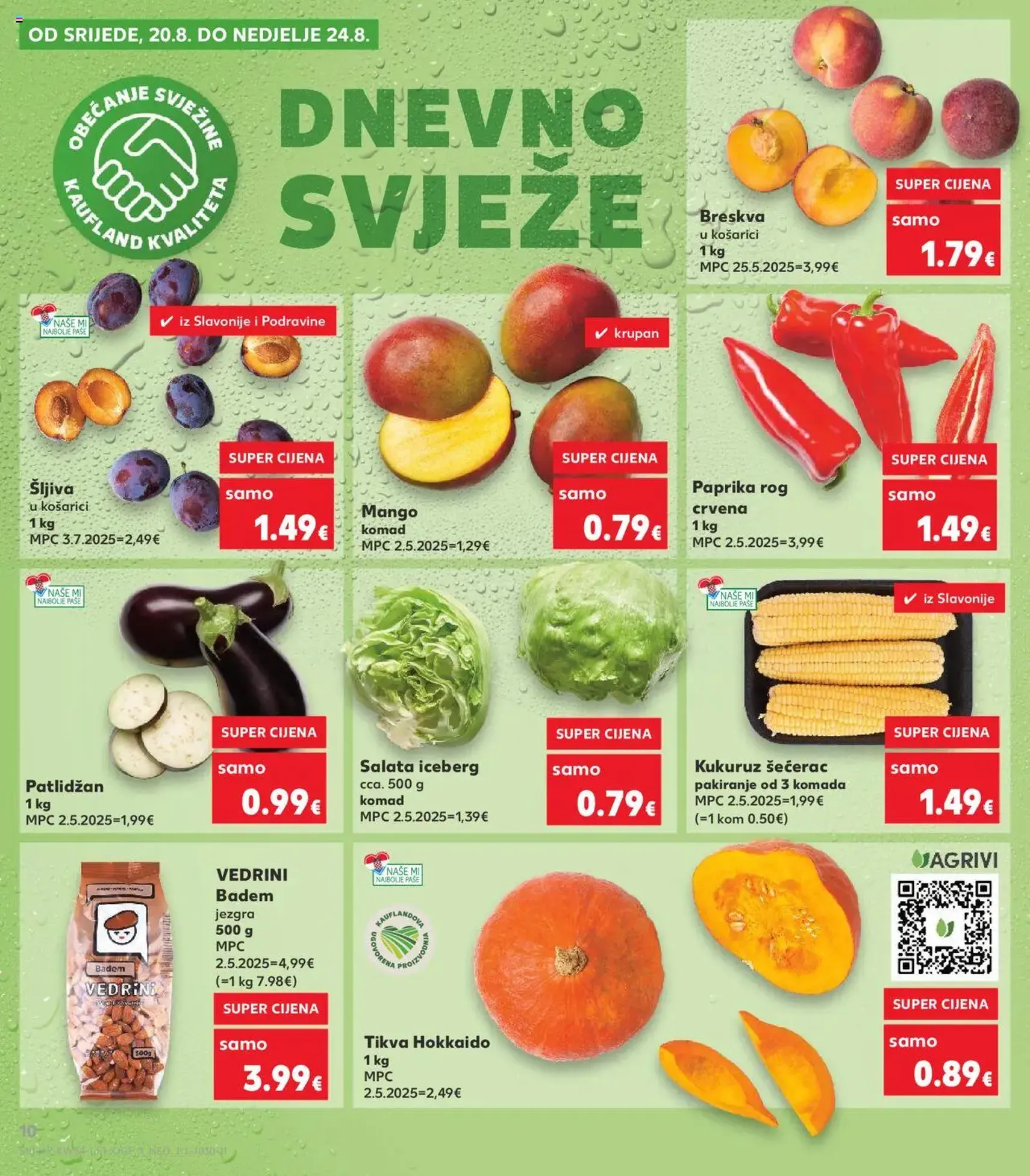 Kaufland HR - Split-Ravne njive - 2025.08.20. érvényes szórólap 10 oldal 32 oldalból