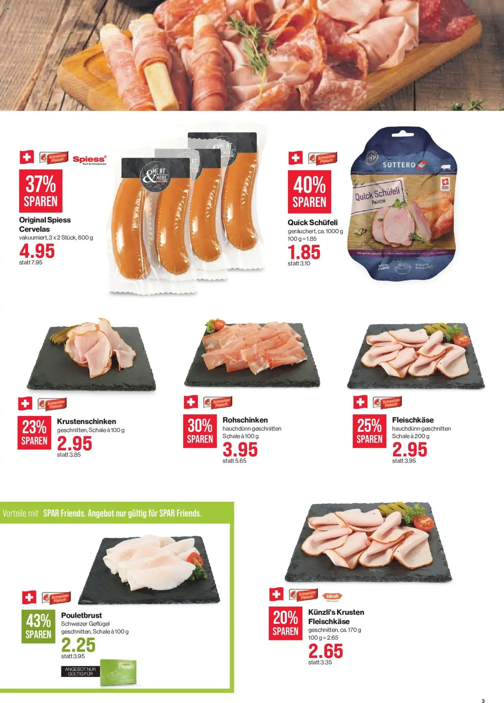 SPAR aktionen - Gültiger Prospekt ab 29.10.2026, Seite 3 von insgesamt 17