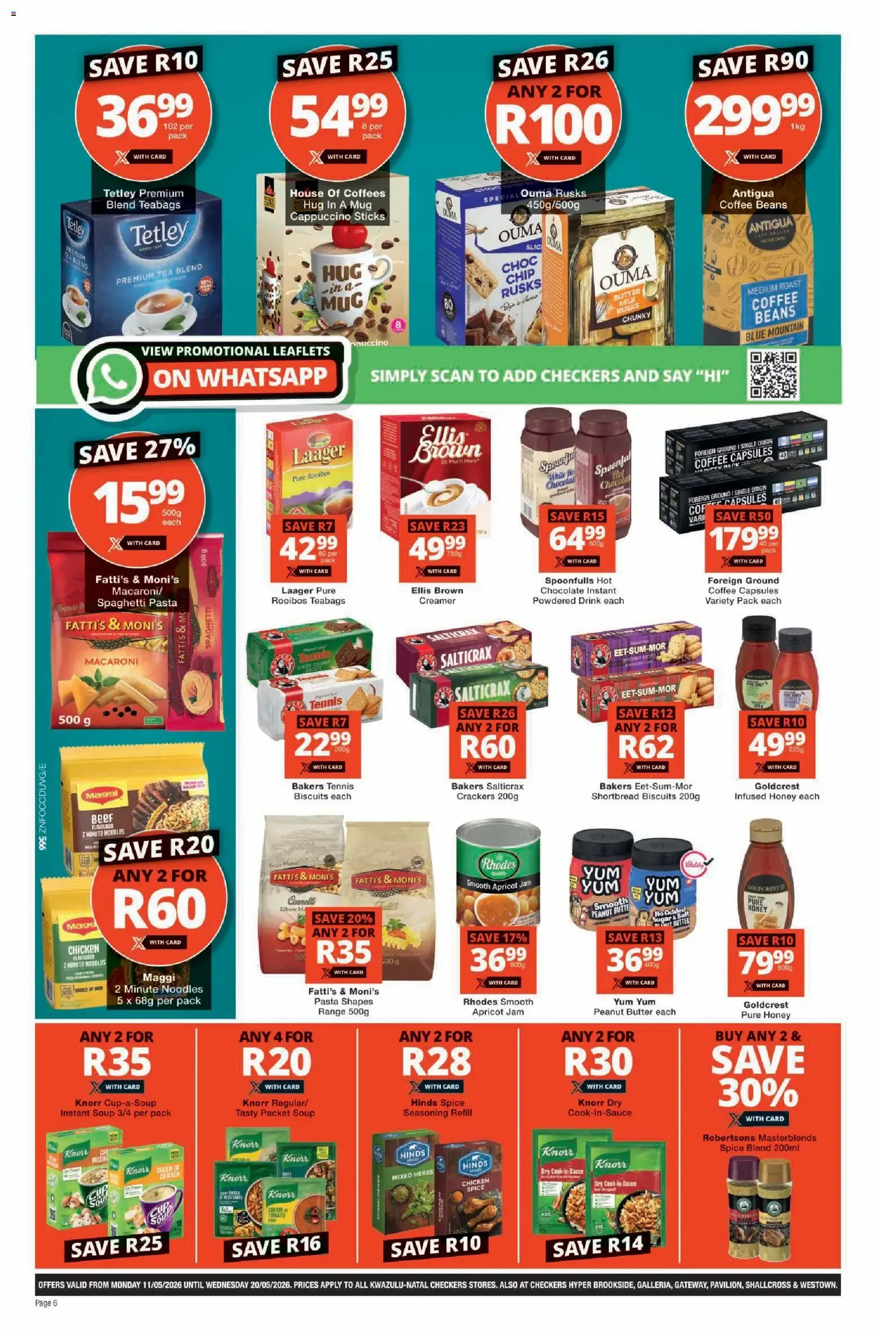 Checkers Specials - valid flyer from 11/05/2026, page 6 of 10