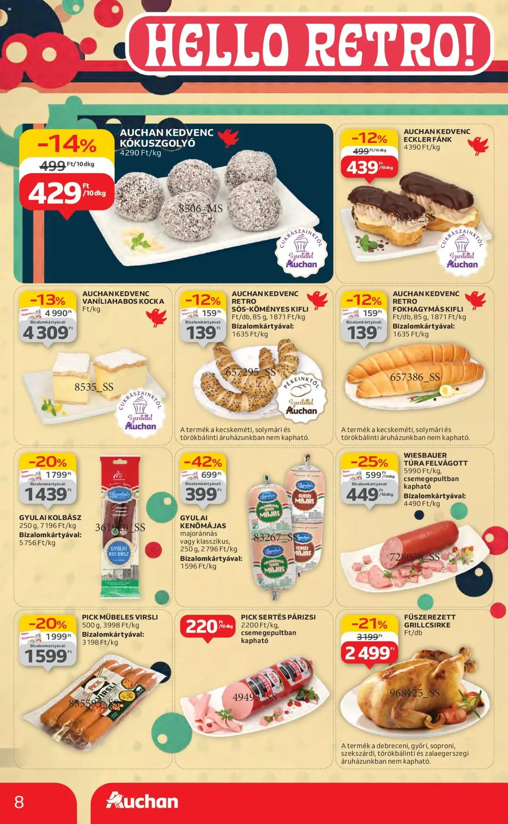 Auchan Akciós újság - 2025.07.17. érvényes szórólap 8 oldal 44 oldalból Auchan Akciós újság - 2025.07.17. érvényes szórólap 8 oldal 44 oldalból