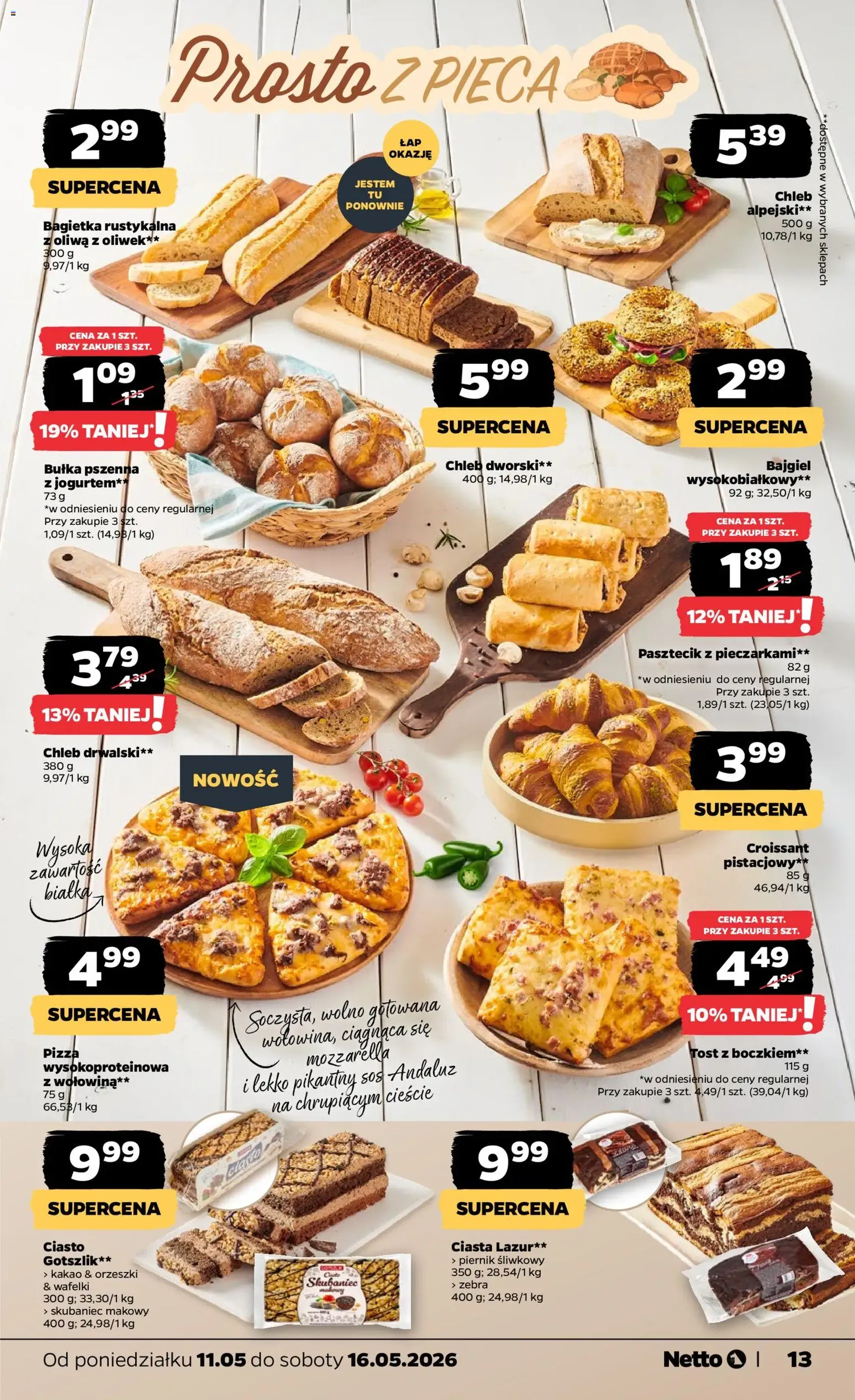 Netto gazetka od poniedziałku spożywcza - ważny gazetka od 11.05.2026 strona 13 z 36