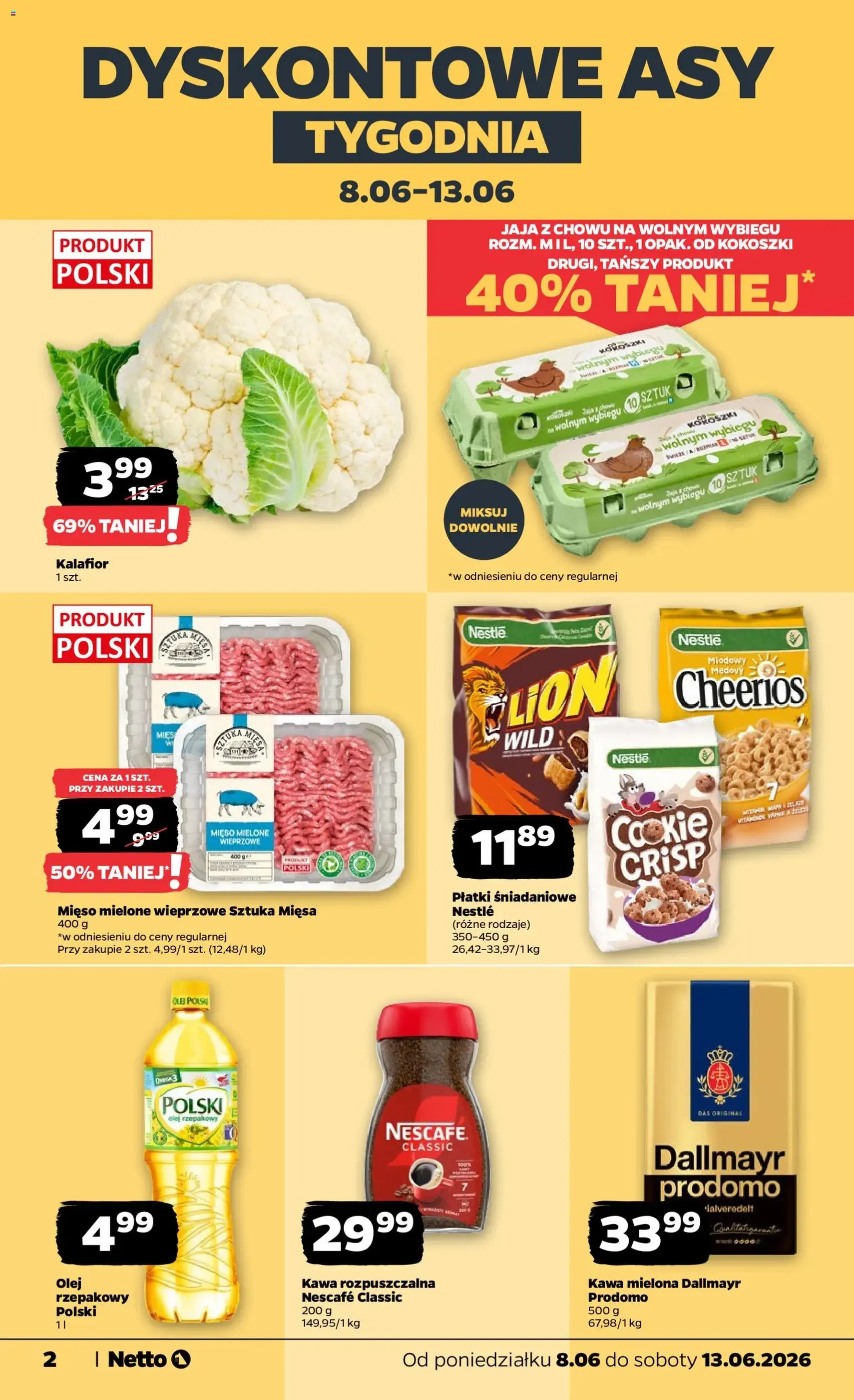 Netto gazetka od poniedziałku spożywcza - ważny gazetka od 08.06.2026 strona 2 z 41