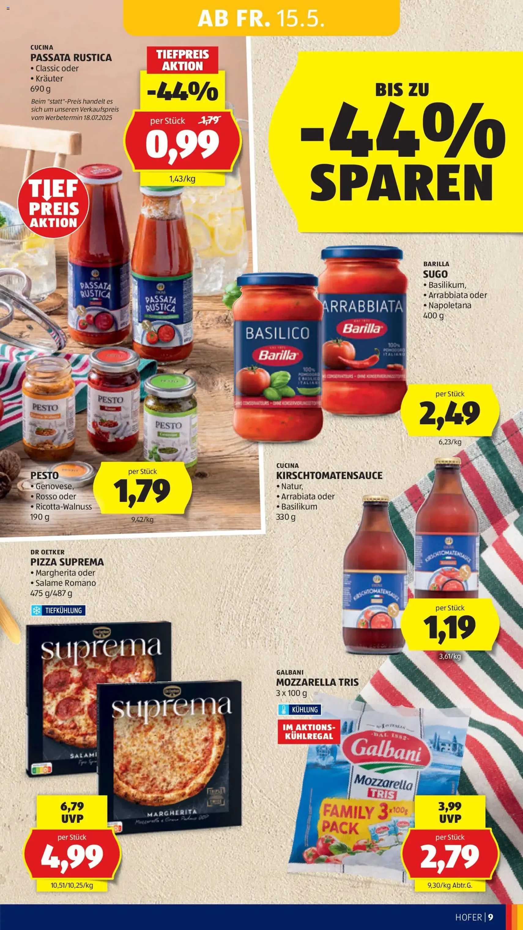 Hofer Flugblatt - Gültiger Prospekt ab 15.05.2026, Seite 13 von insgesamt 46