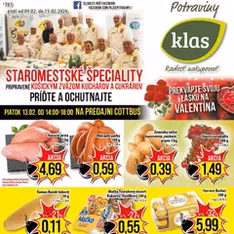 Klas leták - náhľad letáku platný od 09.02.2026
