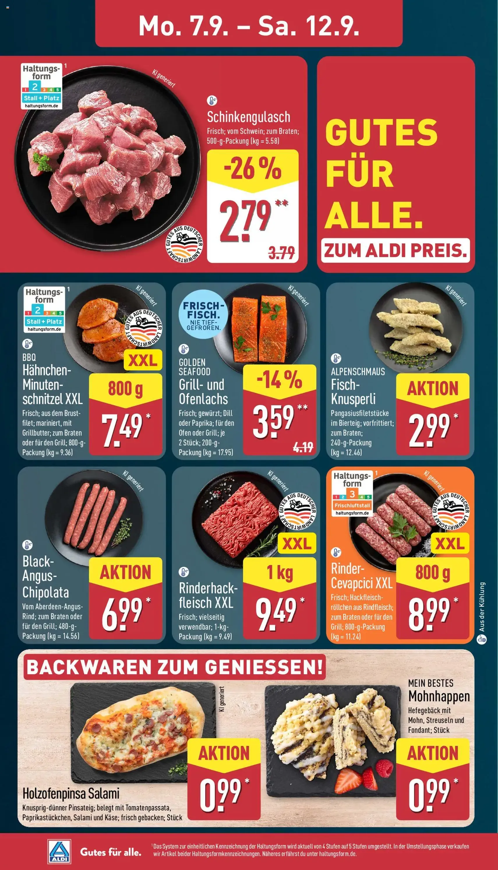 Aldi Prospekt - Gültiger Prospekt ab 07.09.2026, Seite 4 von insgesamt 40