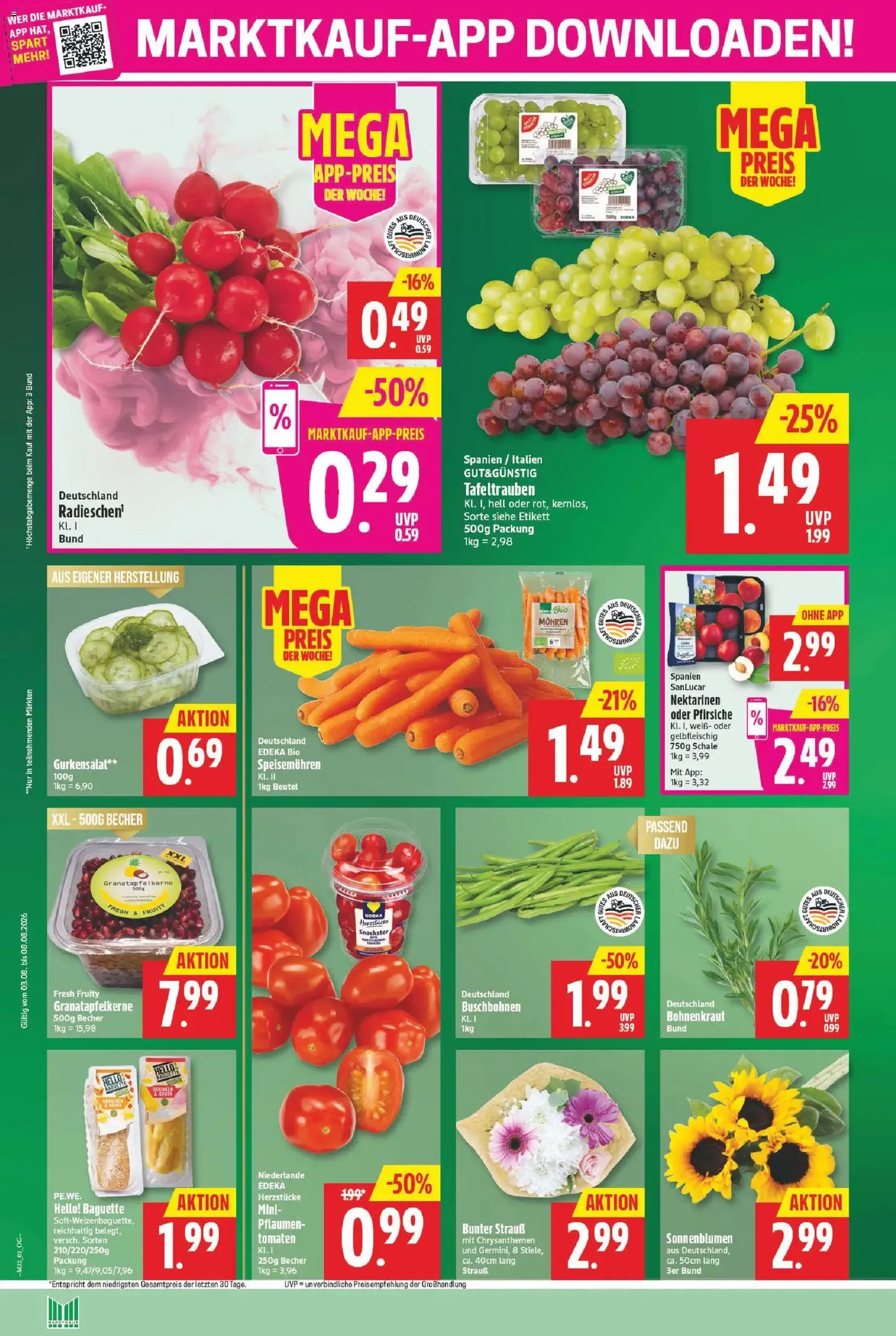 Marktkauf Prospekt - Gültiger Prospekt ab 03.08.2026, Seite 2 von insgesamt 32