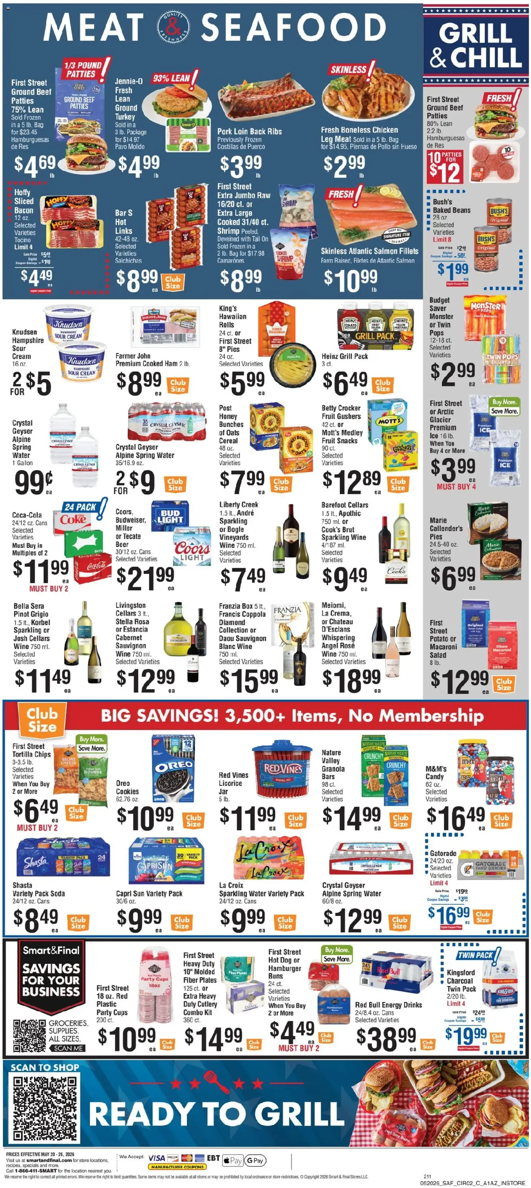 Smart & Final Weekly Ad - valid flyer from 05/20/2026, page 3 of 3