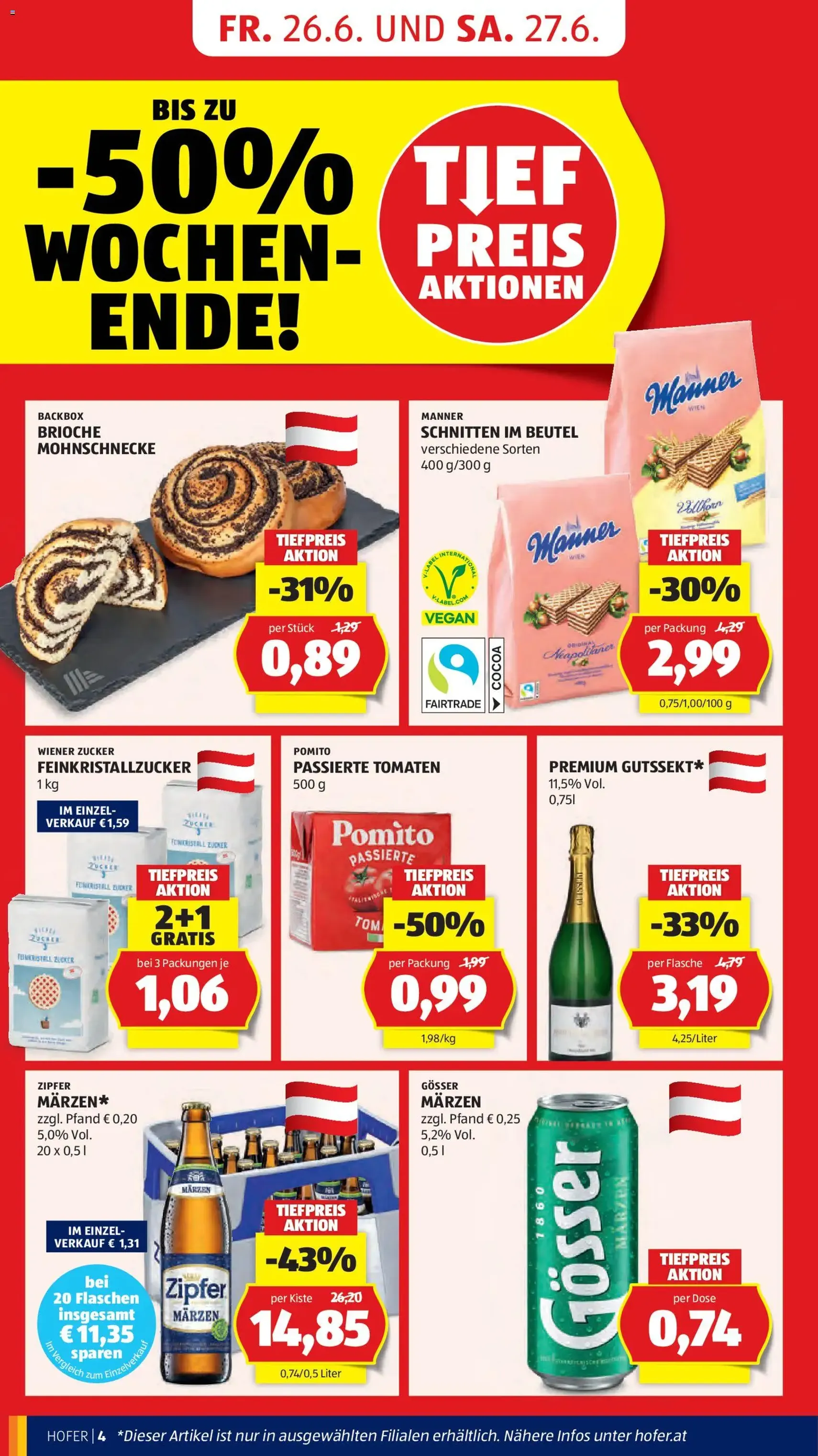 Hofer Flugblatt - Gültiger Prospekt ab 26.06.2026, Seite 8 von insgesamt 41
