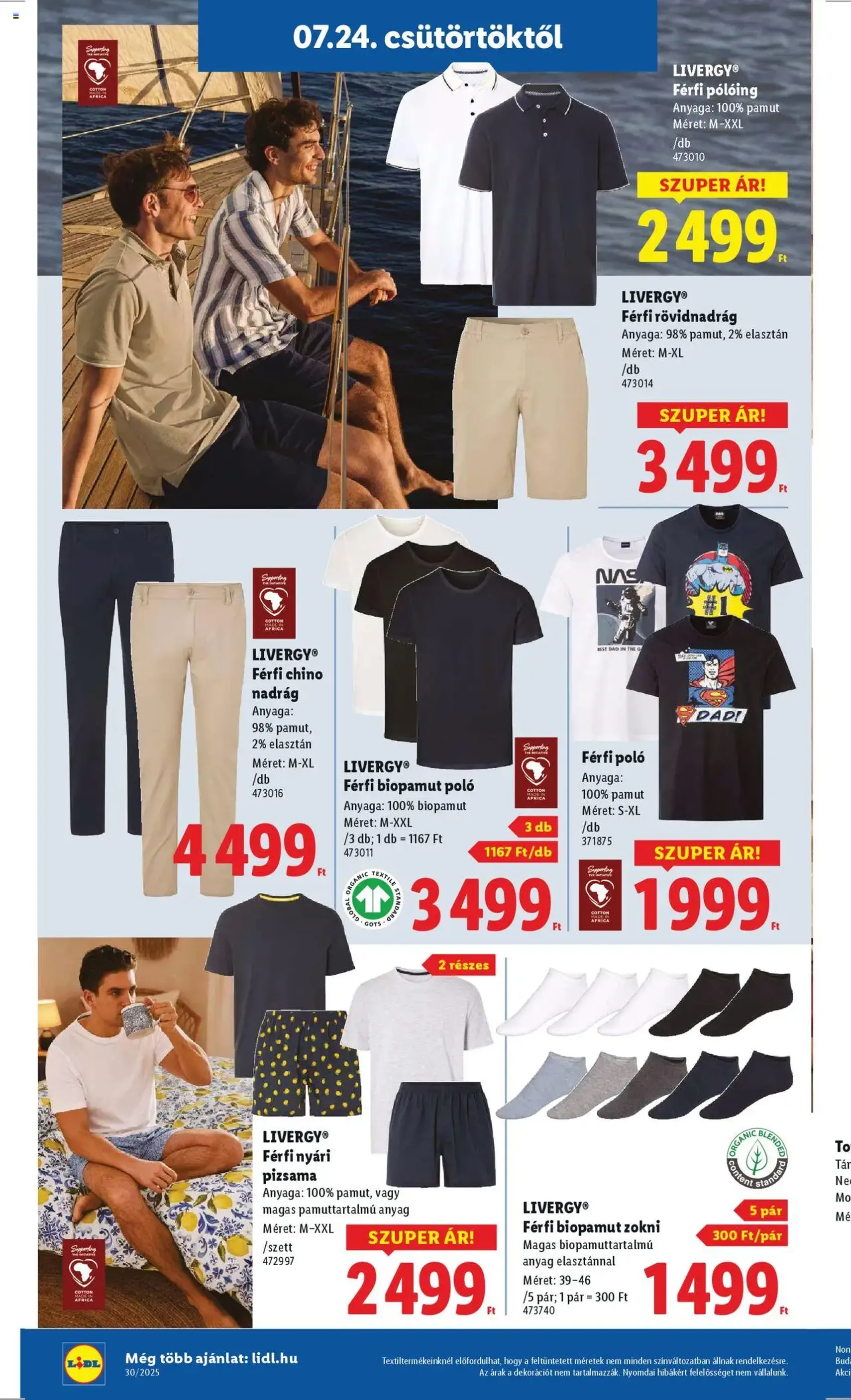 Lidl Akciós újság - 2025.07.24. érvényes szórólap 26 oldal 62 oldalból Lidl Akciós újság - 2025.07.24. érvényes szórólap 26 oldal 62 oldalból