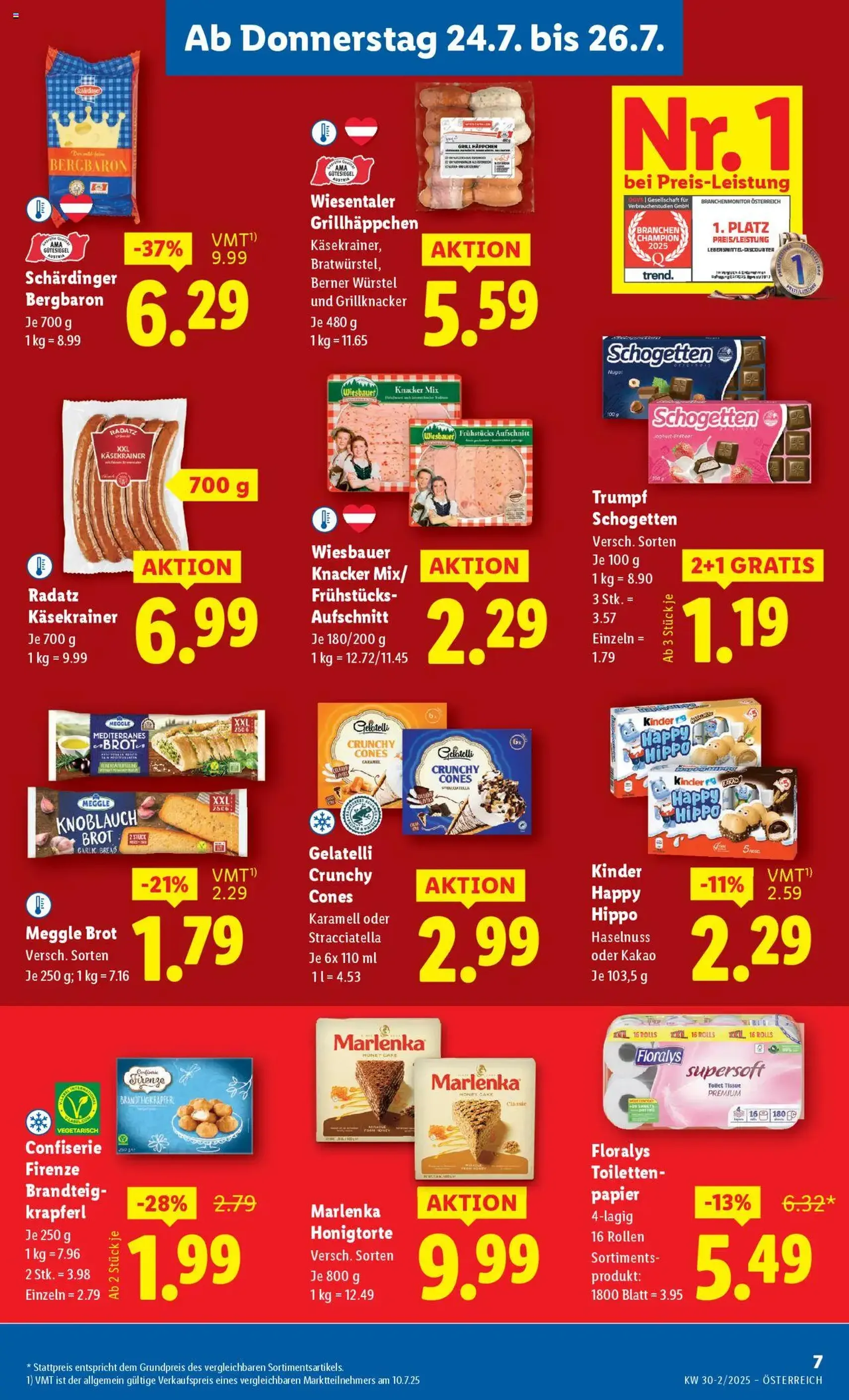 Lidl - Flugblatt - Gültiger Prospekt ab 24.07.2025, Seite 9 von insgesamt 49 Lidl - Flugblatt - Gültiger Prospekt ab 24.07.2025, Seite 9 von insgesamt 49