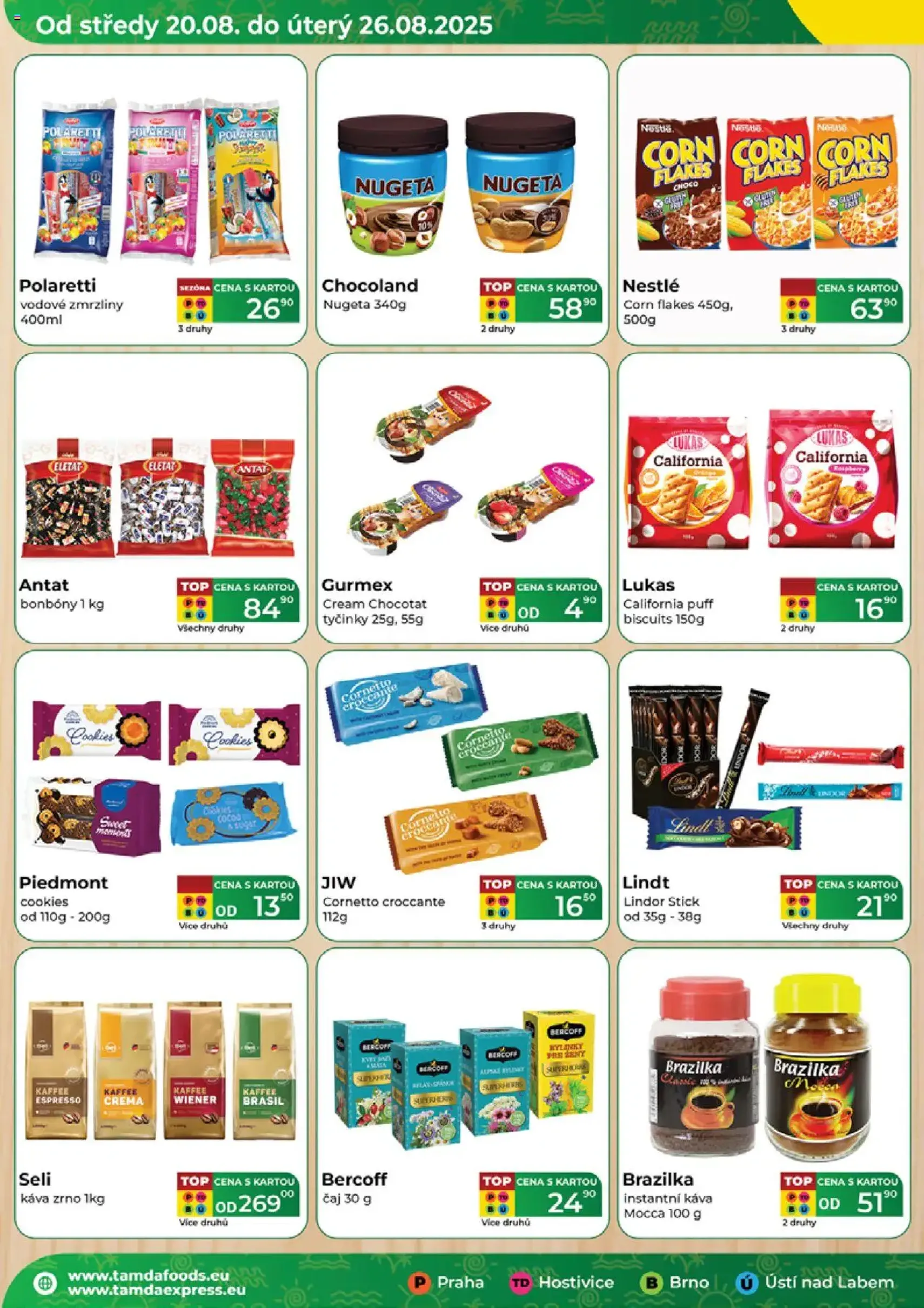 Tamda Foods leták - platný leták od 20.08.2025 strana 2 z 52 Tamda Foods leták - platný leták od 20.08.2025 strana 2 z 52