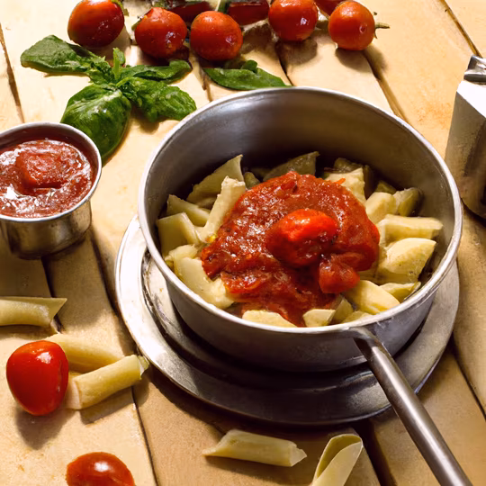 Anteprima ricetta Bombolotti all' amatriciana