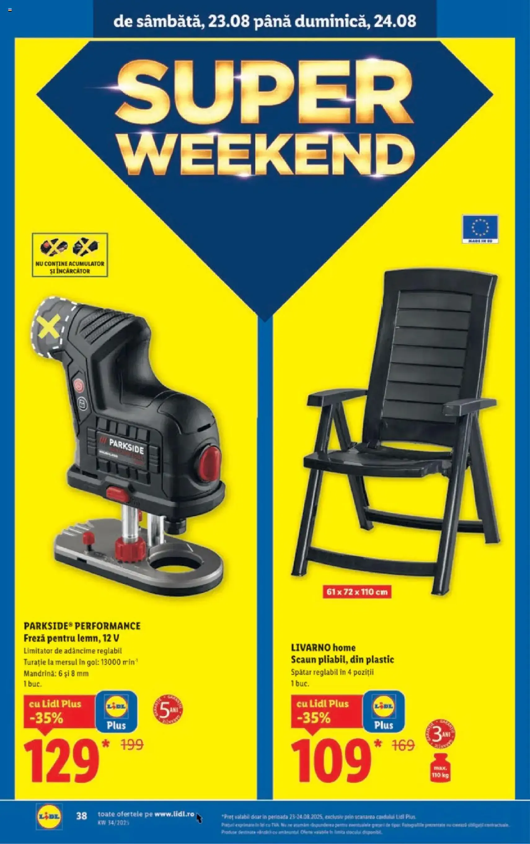 Catalog Lidl - cataloage valabile începând cu 18.08.2025 pagina 38 din 40