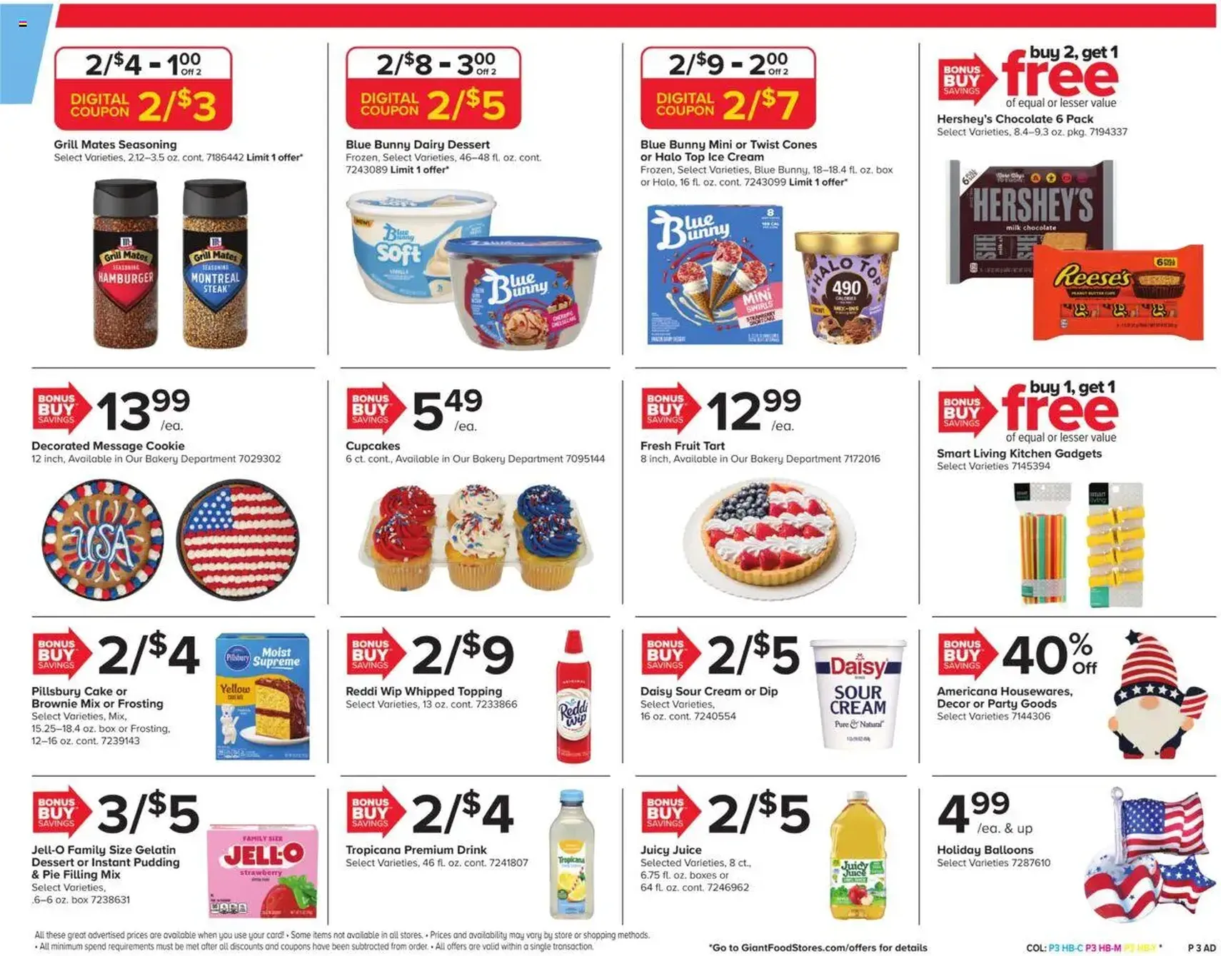Giant Weekly Ad - valid flyer from 07/04/2025, page 3 of 19 Giant Weekly Ad - valid flyer from 07/04/2025, page 3 of 19