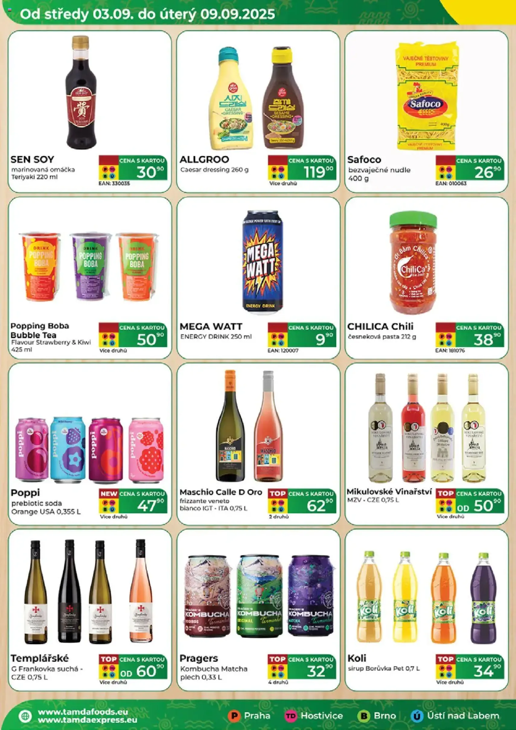 Tamda Foods leták - platný leták od 03.09.2025 strana 4 z 52 Tamda Foods leták - platný leták od 03.09.2025 strana 4 z 52