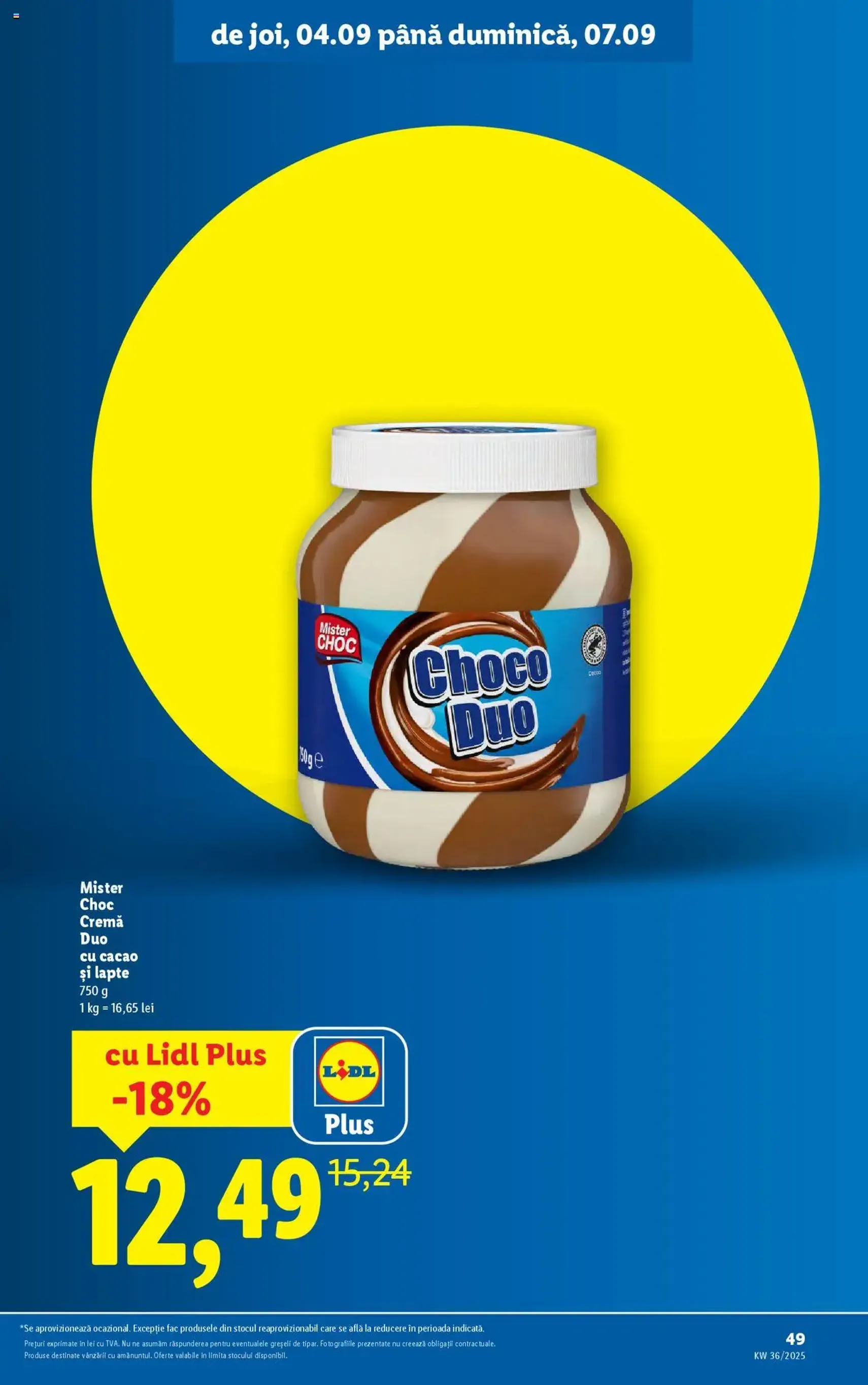 Catalog Lidl - cataloage valabile începând cu 01.09.2025 pagina 49 din 76 Catalog Lidl - cataloage valabile începând cu 01.09.2025 pagina 49 din 76