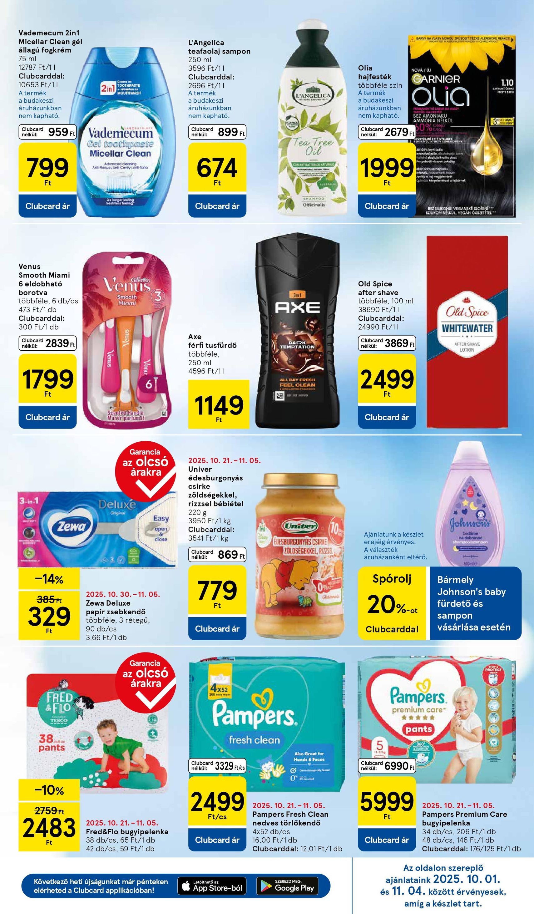 Tesco Hipermarket - Akciós újság - 2025.10.30. érvényes szórólap 9 oldal 32 oldalból