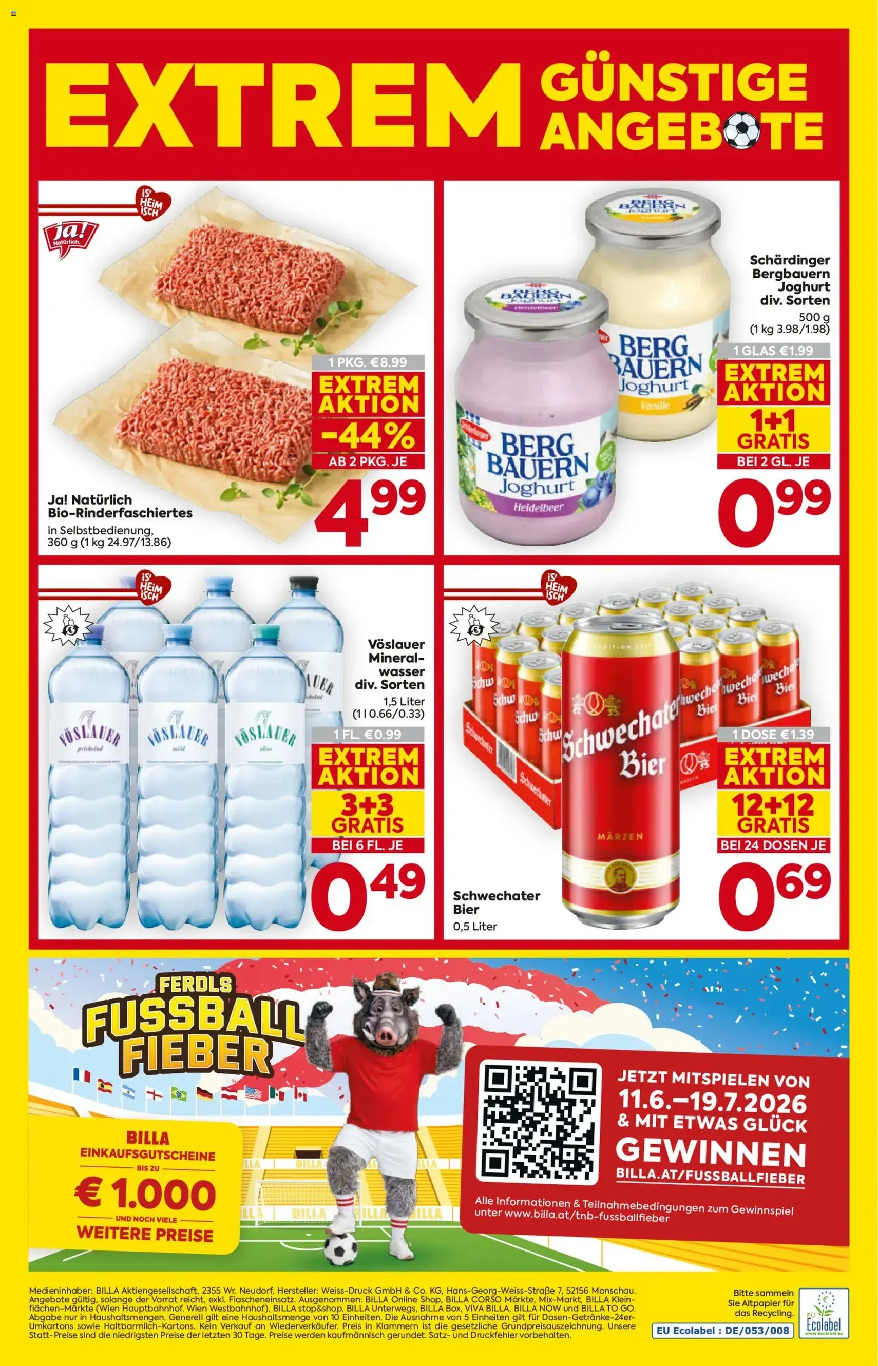 Billa - Flugblatt - Gültiger Prospekt ab 11.06.2026, Seite 16 von insgesamt 16