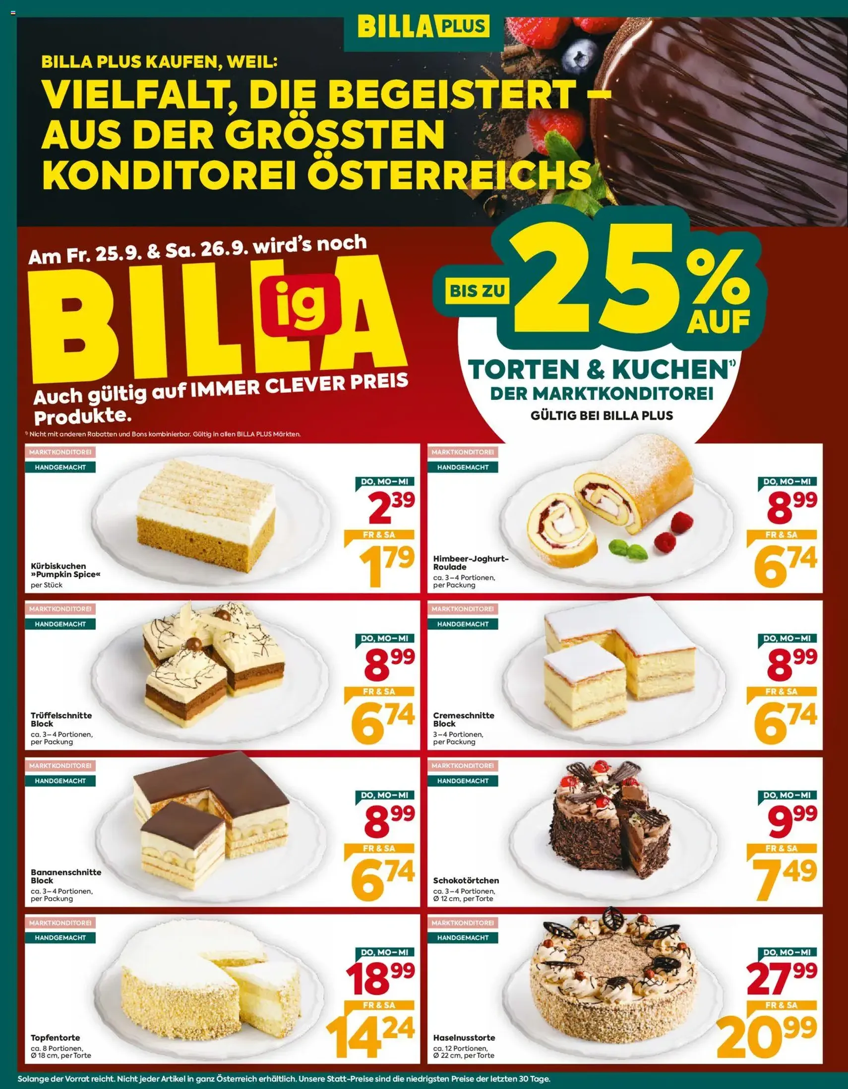 Billa Plus Flugblatt - Gültiger Prospekt ab 24.09.2026, Seite 6 von insgesamt 16