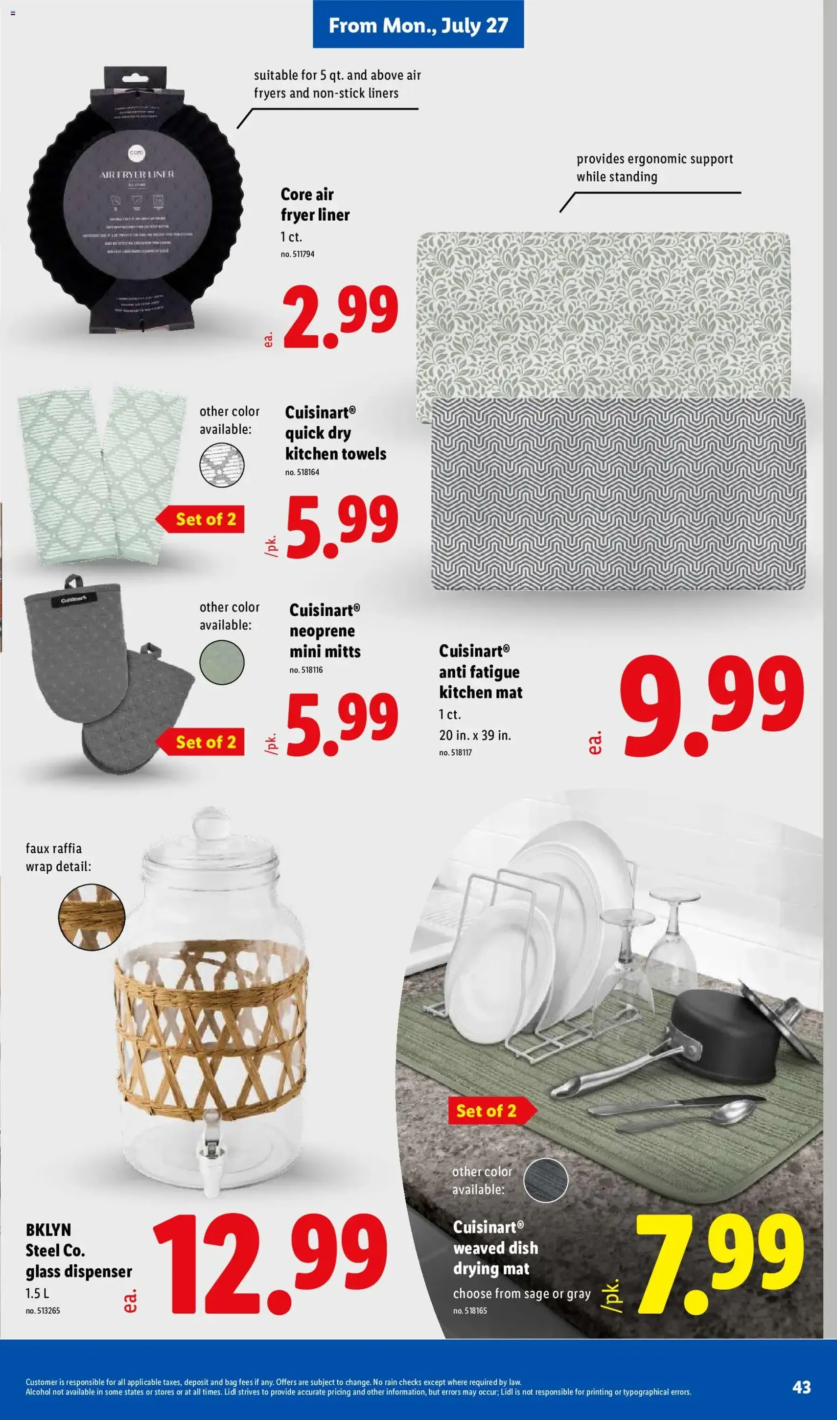 Lidl Weekly Ad - valid flyer from 07/22/2026, page 43 of 48