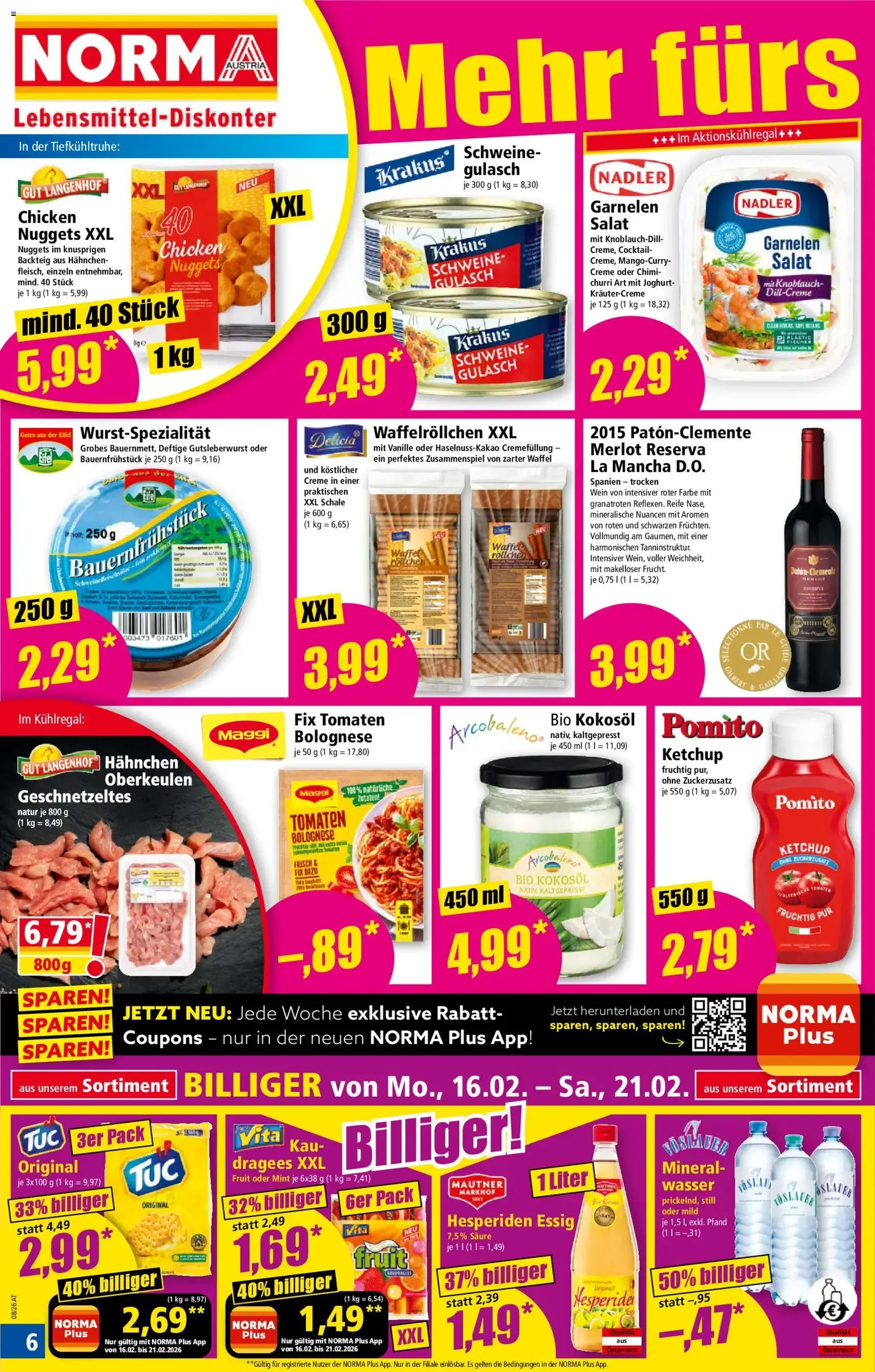 Norma Flugblatt - Gültiger Prospekt ab 16.02.2026, Seite 8 von insgesamt 20