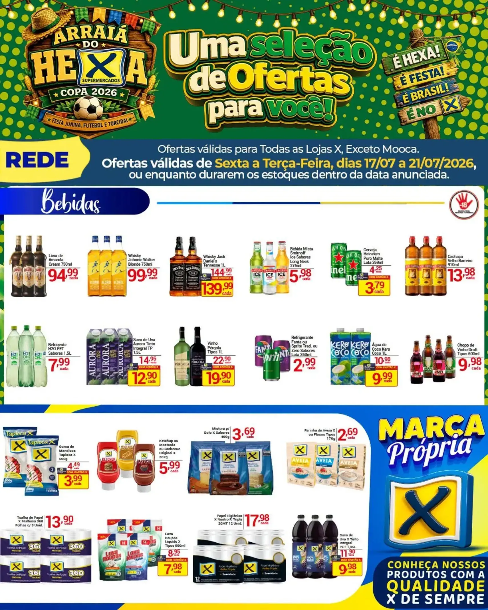 X Supermercados - Ofertas da semana - folheto válido a partir de 17/07/2026 página 3 de 10