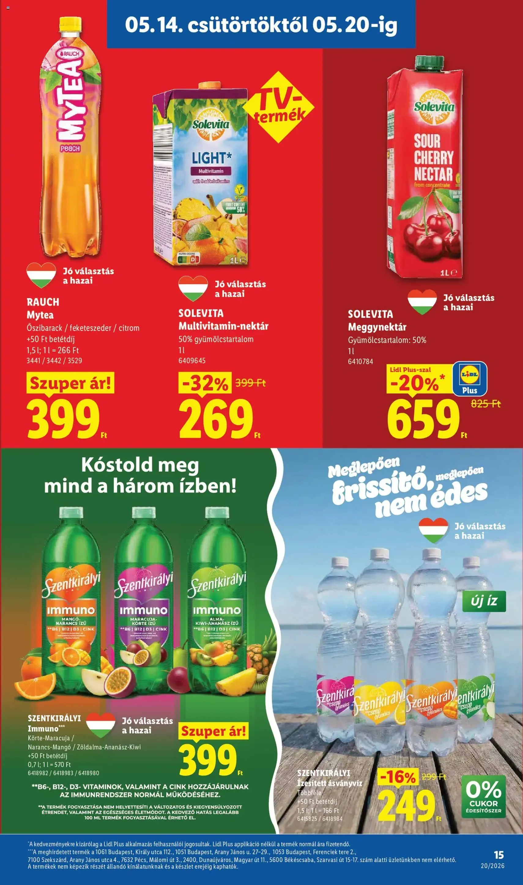 Lidl akciós újság - 2026.05.14. érvényes szórólap 15 oldal 68 oldalból