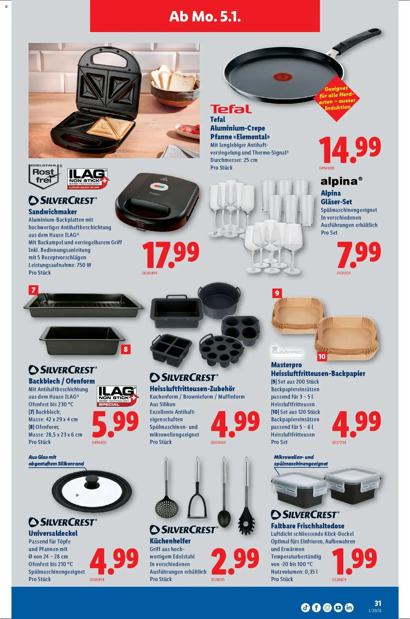 Lidl Aktionen - Gültiger Prospekt ab 31.12.2025, Seite 31 von insgesamt 32