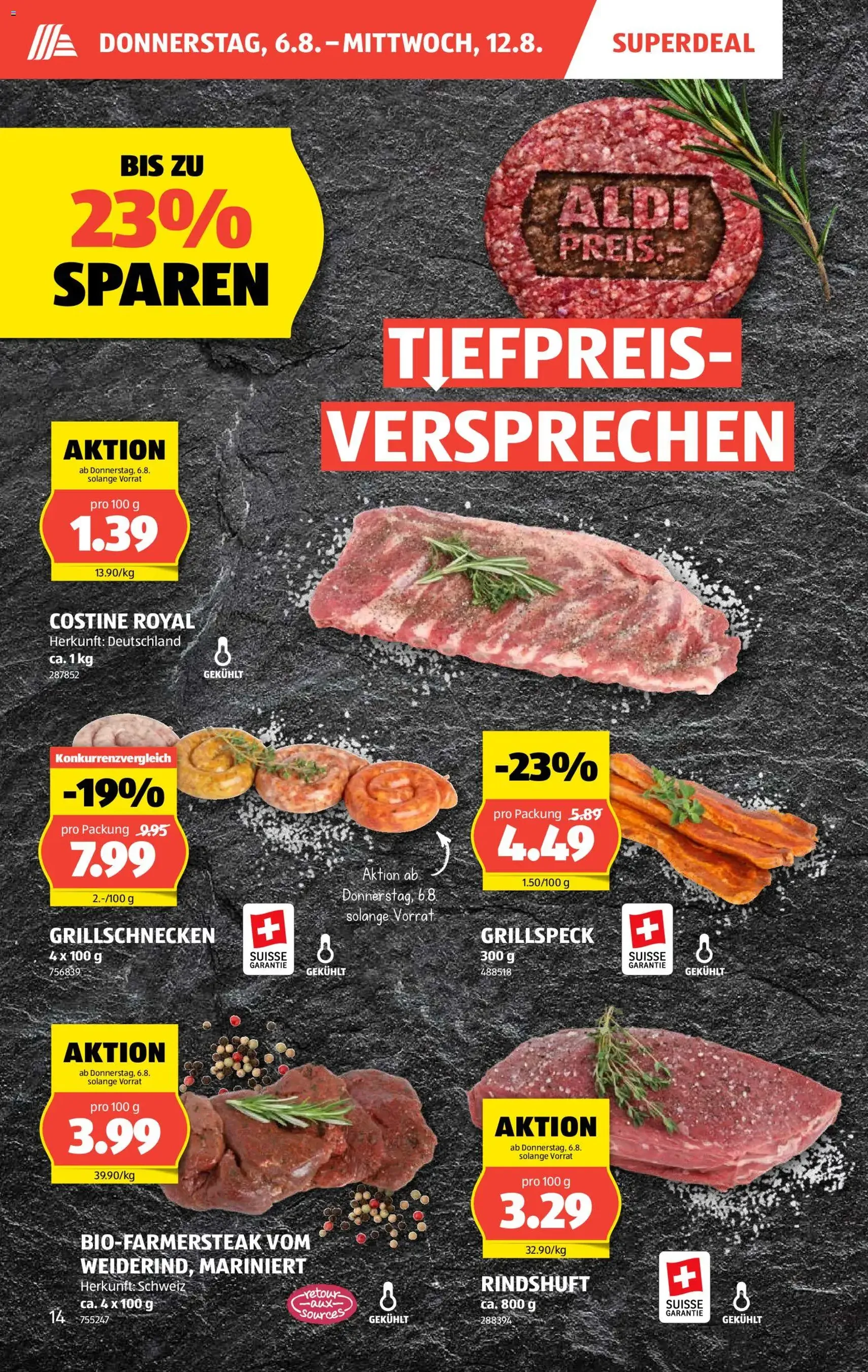 Aldi aktionen - Gültiger Prospekt ab 06.08.2026, Seite 14 von insgesamt 36