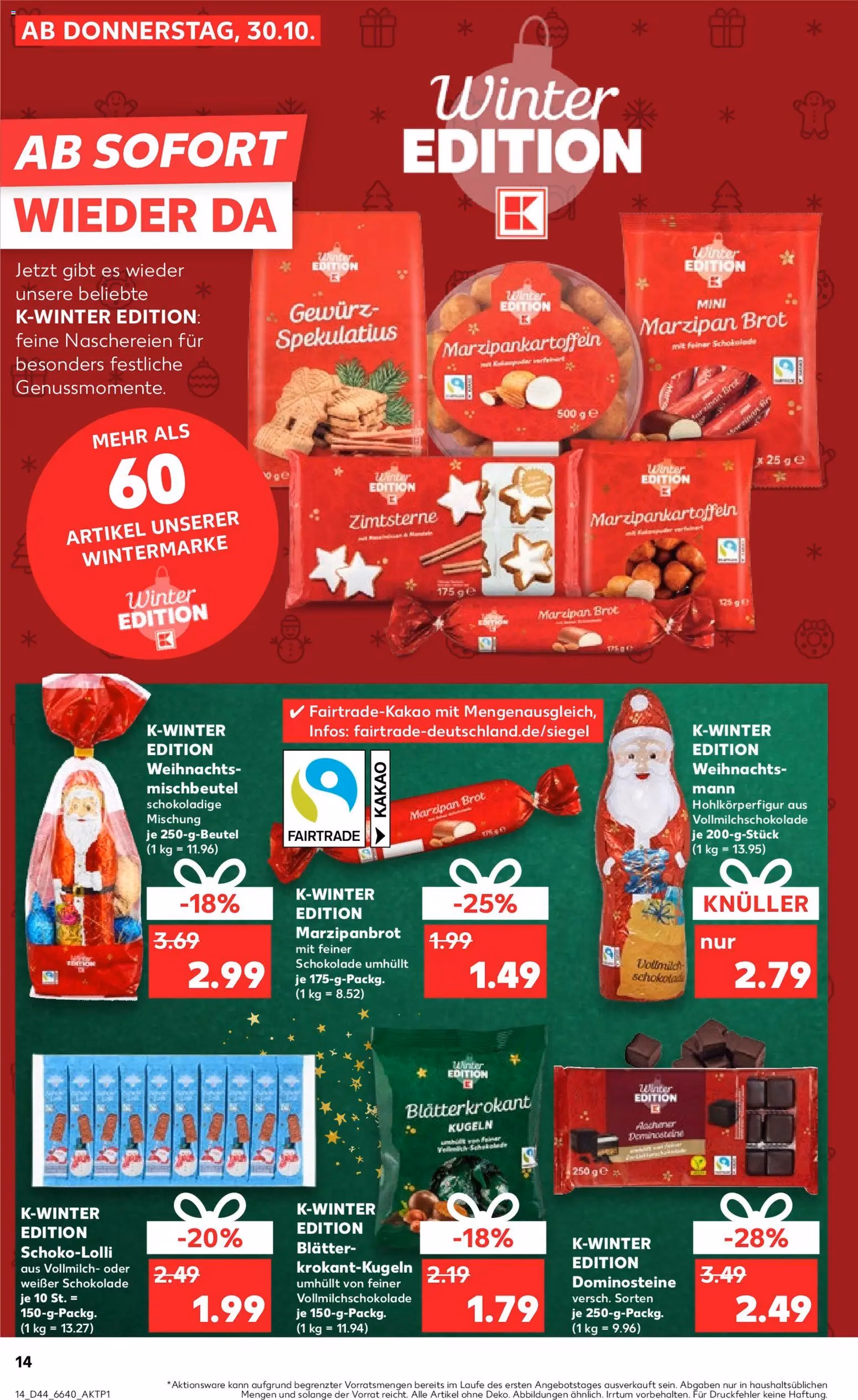 Kaufland Prospekt - Gültiger Prospekt ab 30.10.2025, Seite 14 von insgesamt 71 Kaufland Prospekt - Gültiger Prospekt ab 30.10.2025, Seite 14 von insgesamt 71