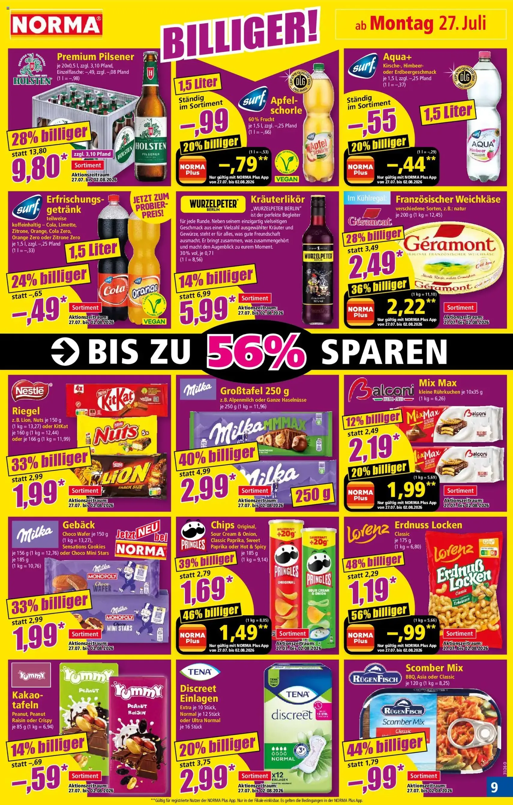 Norma Prospekt - Gültiger Prospekt ab 27.07.2026, Seite 8 von insgesamt 19