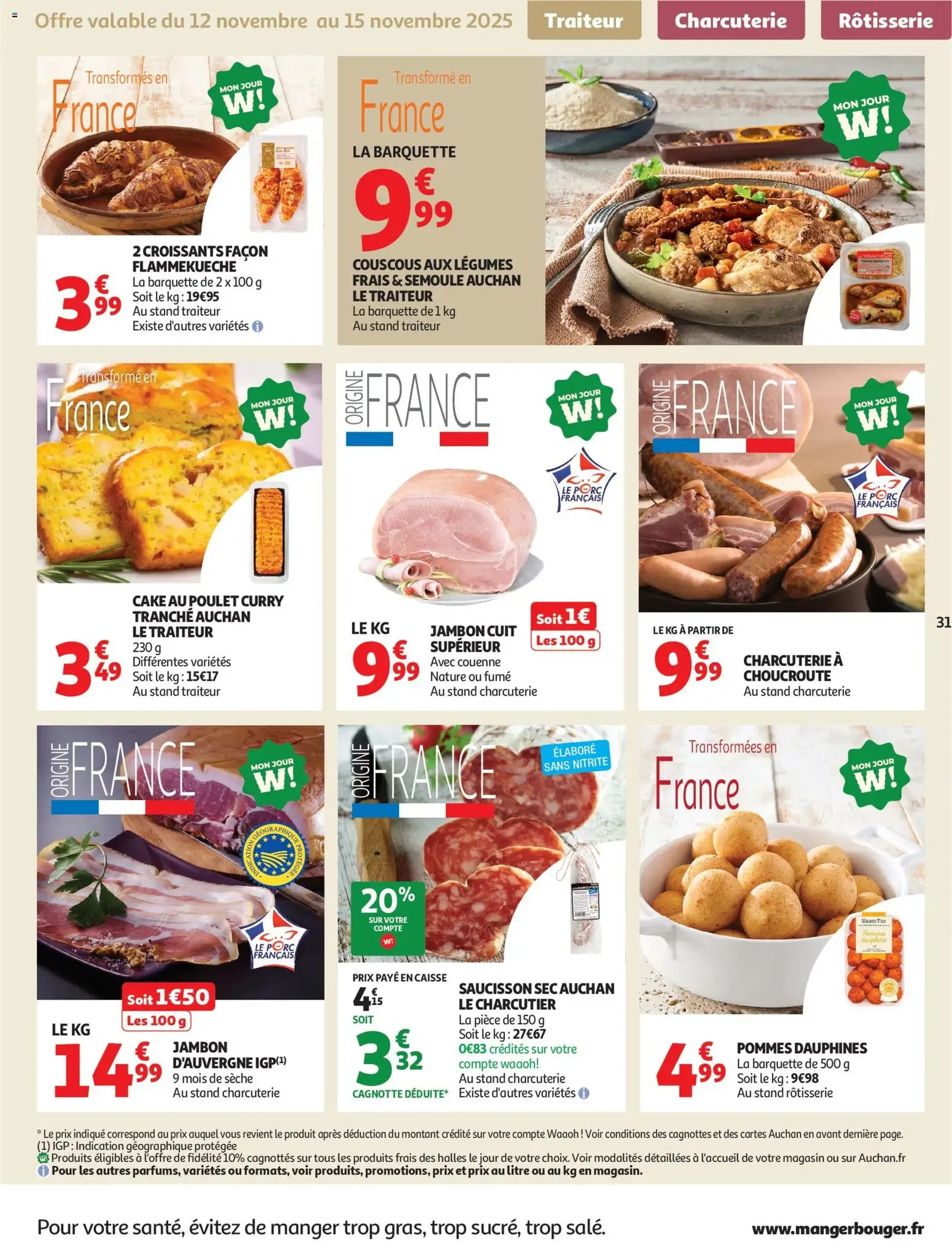 Auchan prospectus - brochure valable à partir du 12/11/2025, page 31 sur 46