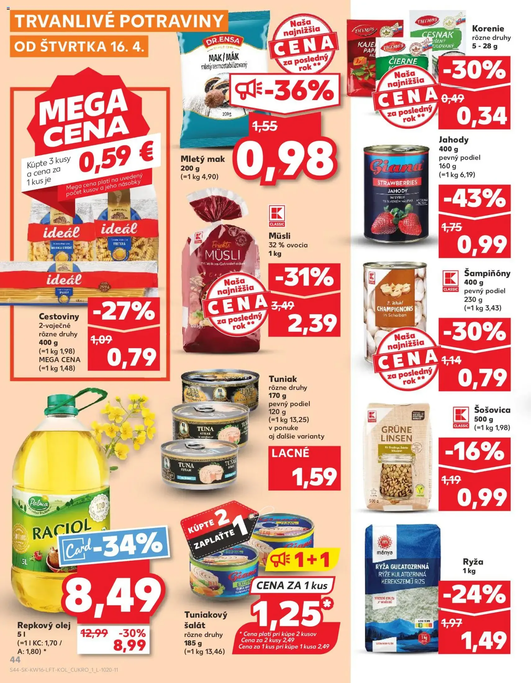 Kaufland leták - platný leták od 16.04.2026 strana 44 z 76