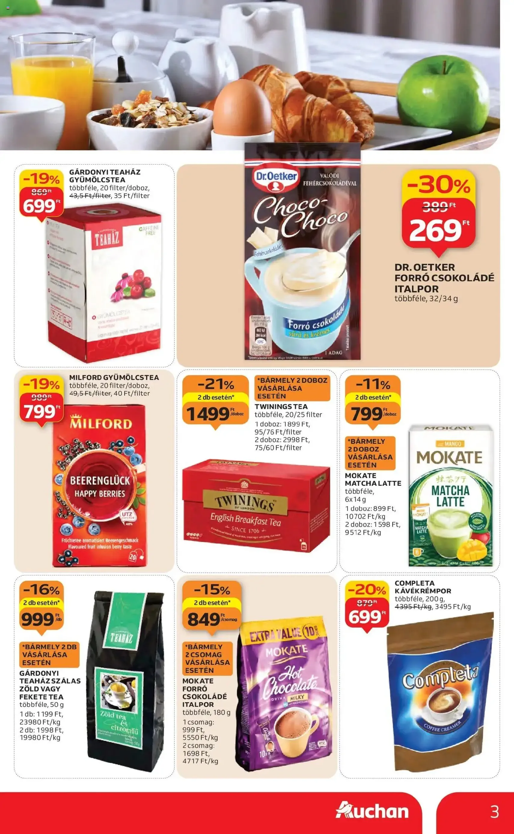 Auchan Akciós újság - 2026.01.29. érvényes szórólap 3 oldal 38 oldalból