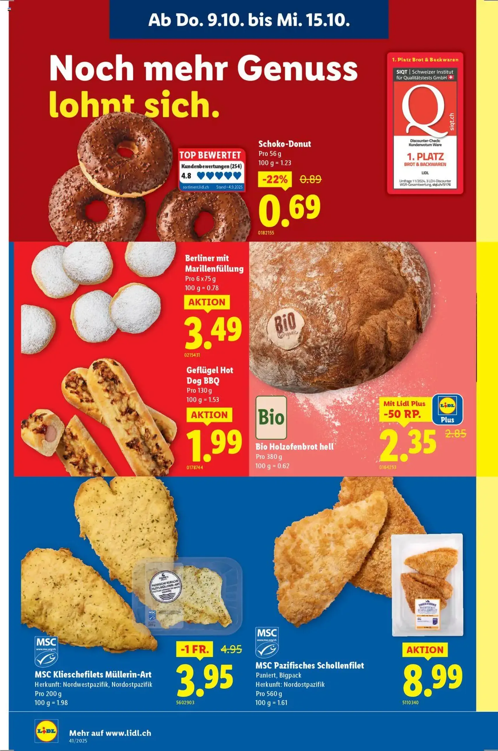Lidl Aktionen - Gültiger Prospekt ab 09.10.2025, Seite 6 von insgesamt 32