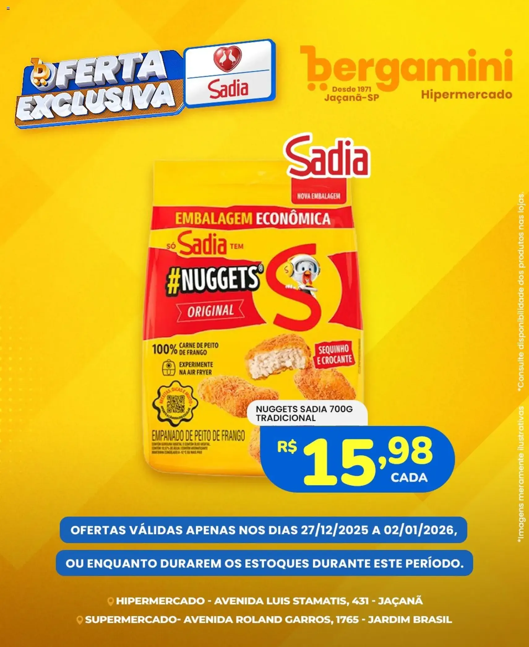 Supermercado Bergamini - Ofertas Sadia e Perdigão - folheto válido a partir de 27/12/2025 página 2 de 7