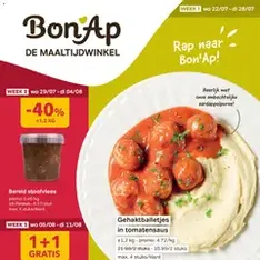 Bon Ap folder/publicité - voorvertoning van de folder geldig vanaf 22/07/2026