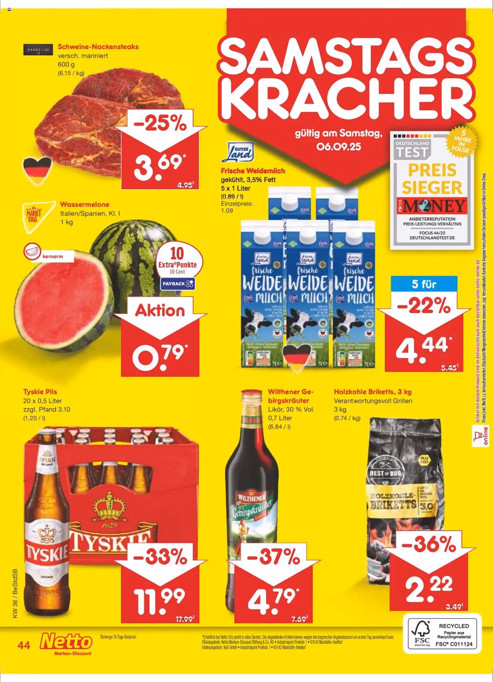 Netto Marken-Discount Prospekt - Gültiger Prospekt ab 01.09.2025, Seite 64 von insgesamt 65 Netto Marken-Discount Prospekt - Gültiger Prospekt ab 01.09.2025, Seite 64 von insgesamt 65